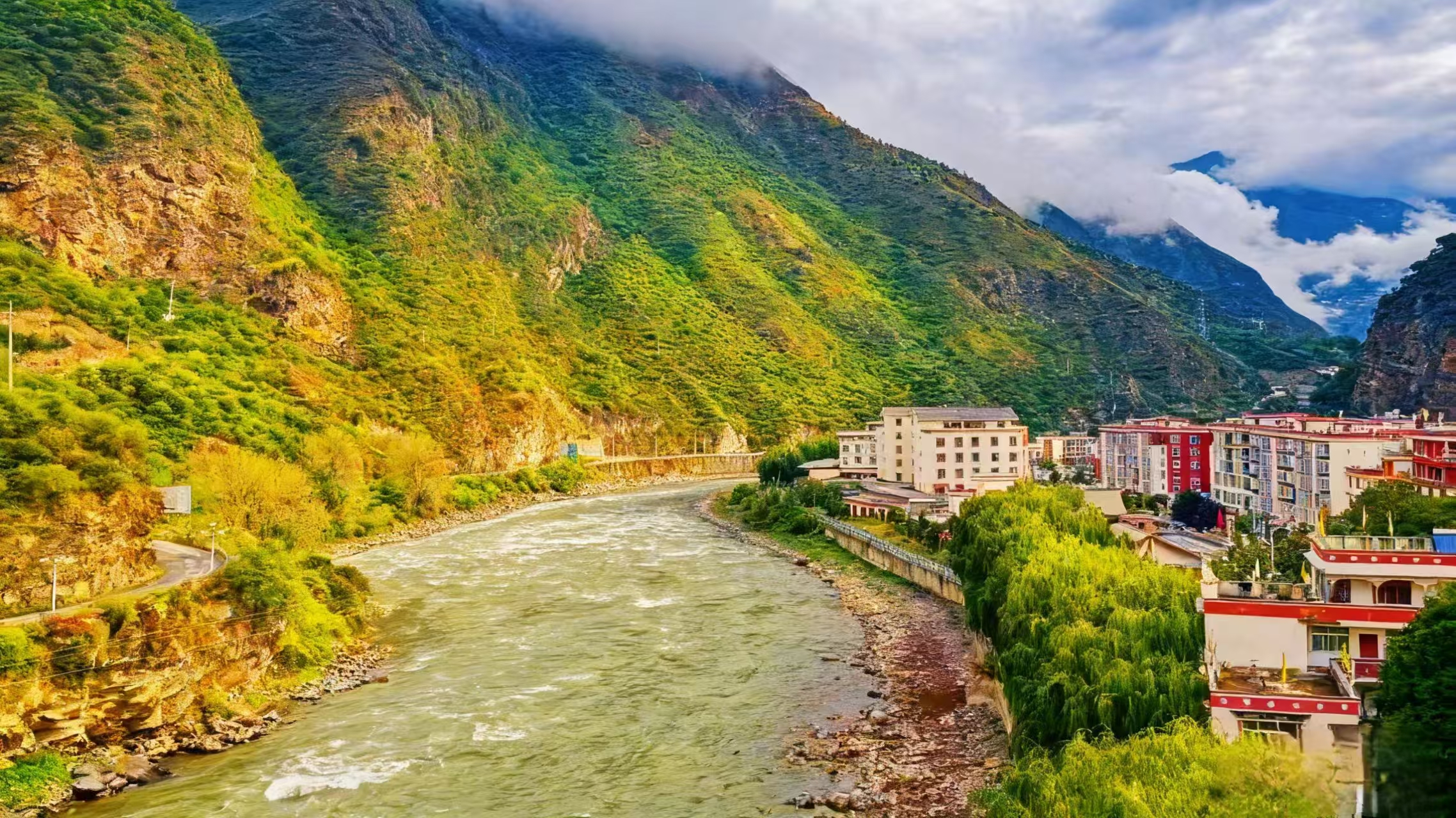 极境.山水云邸全景豪华观影家庭房【地暖】