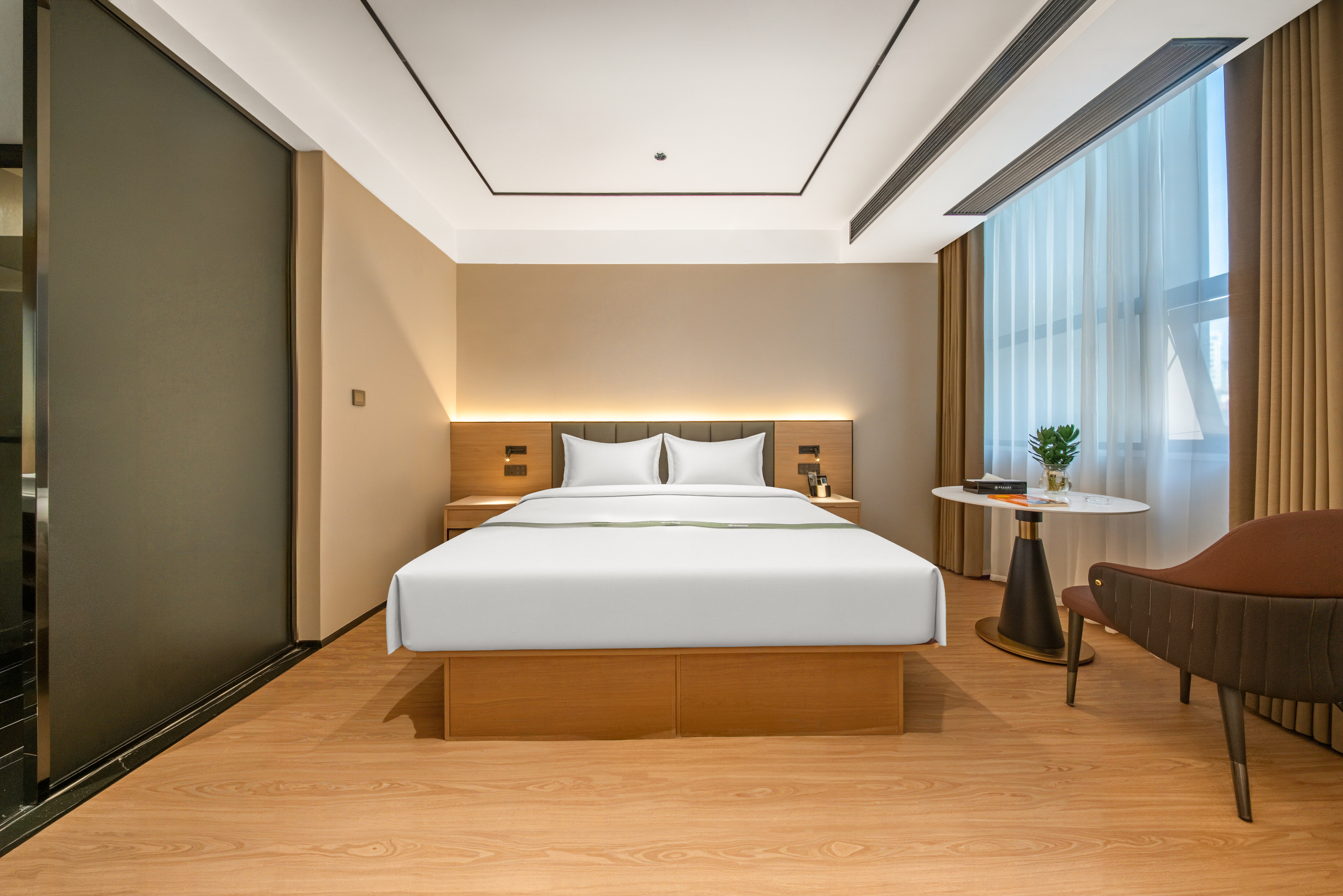 清馨大床房【梦百合零压床垫+腾讯云视听极光会员】