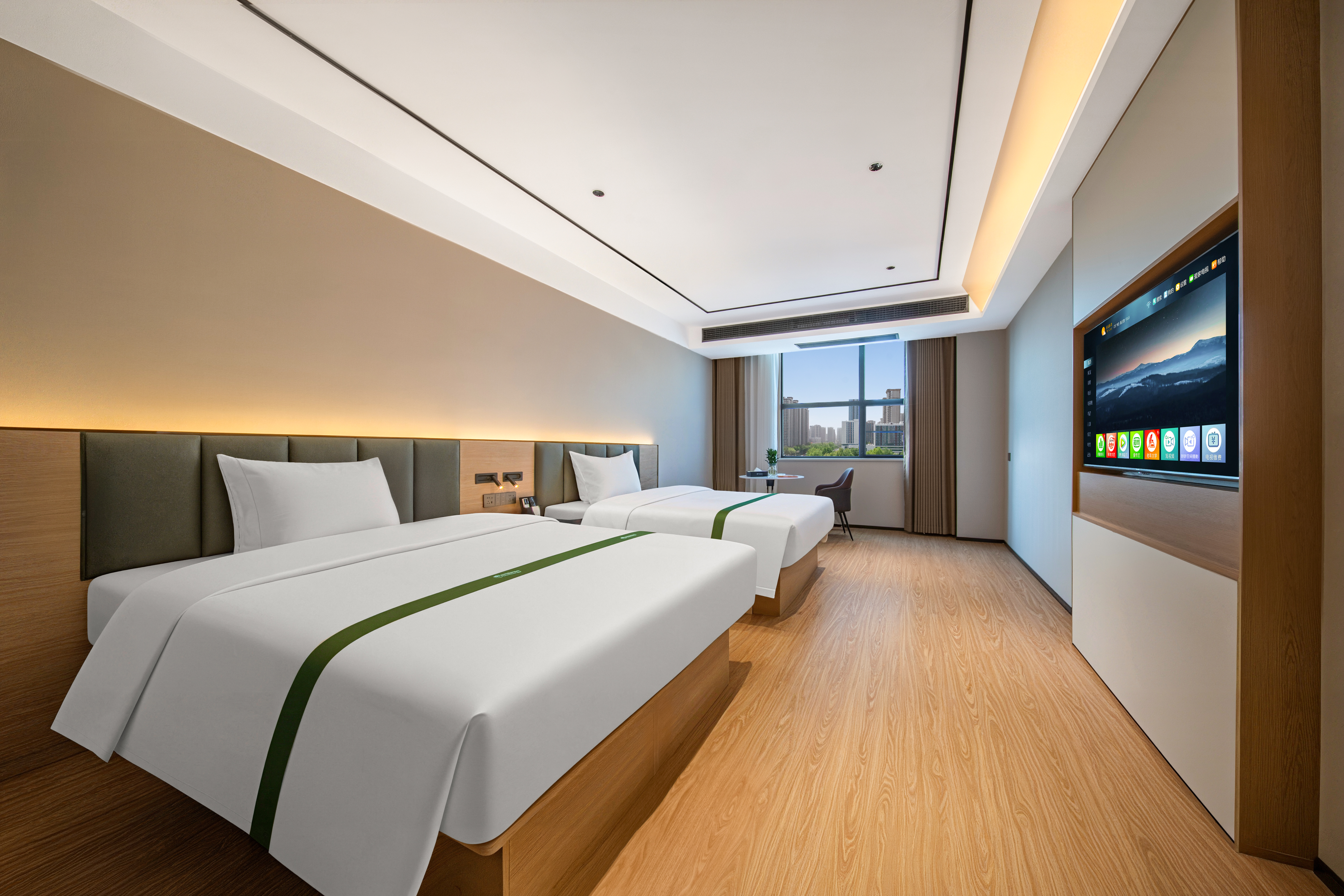 舒眠零压双床房【腾讯极光会员+梦百合零压床垫】