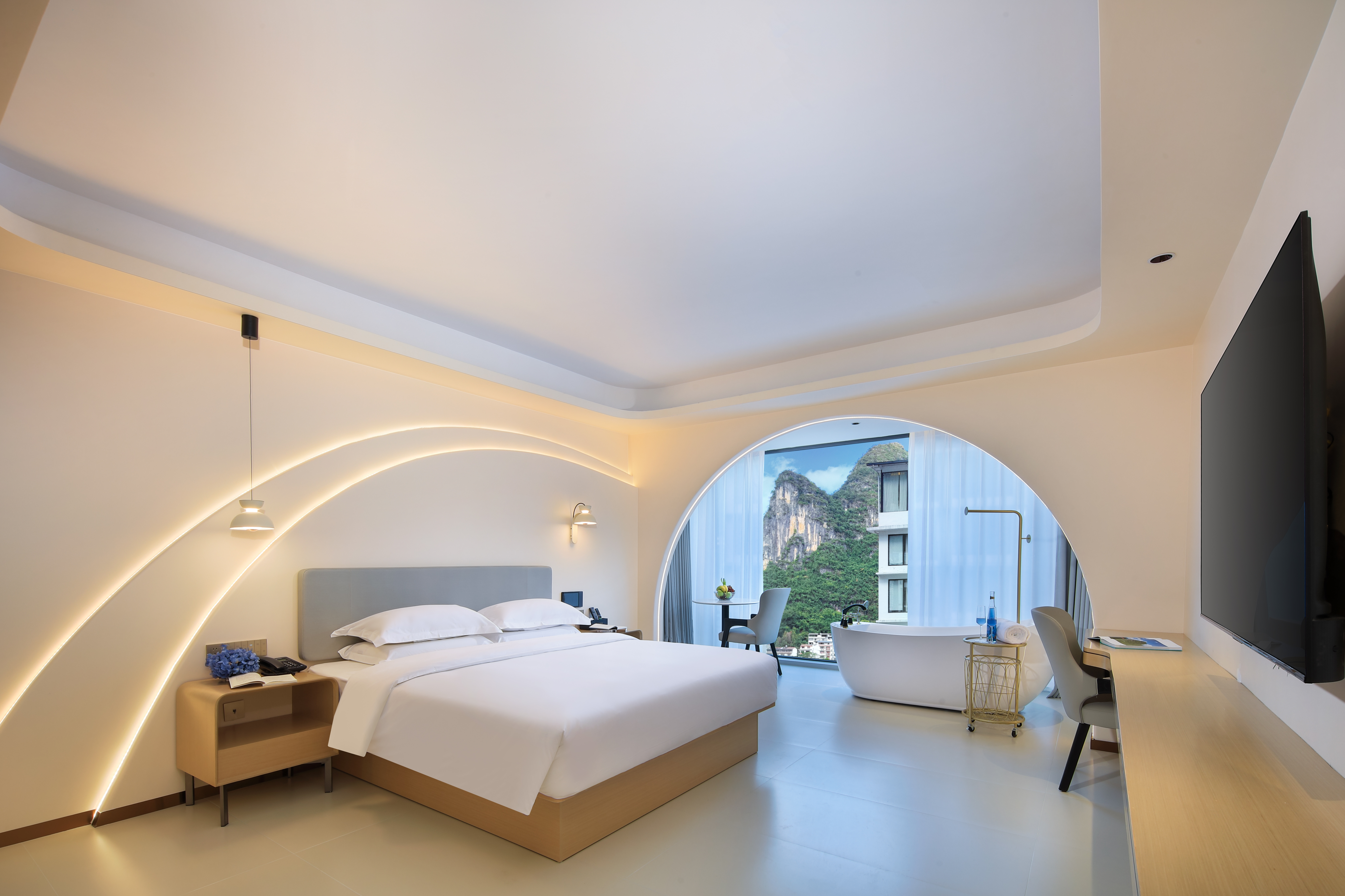 A栋·翎遥·雅居大床房丨小度语音智控丨舒适泡浴