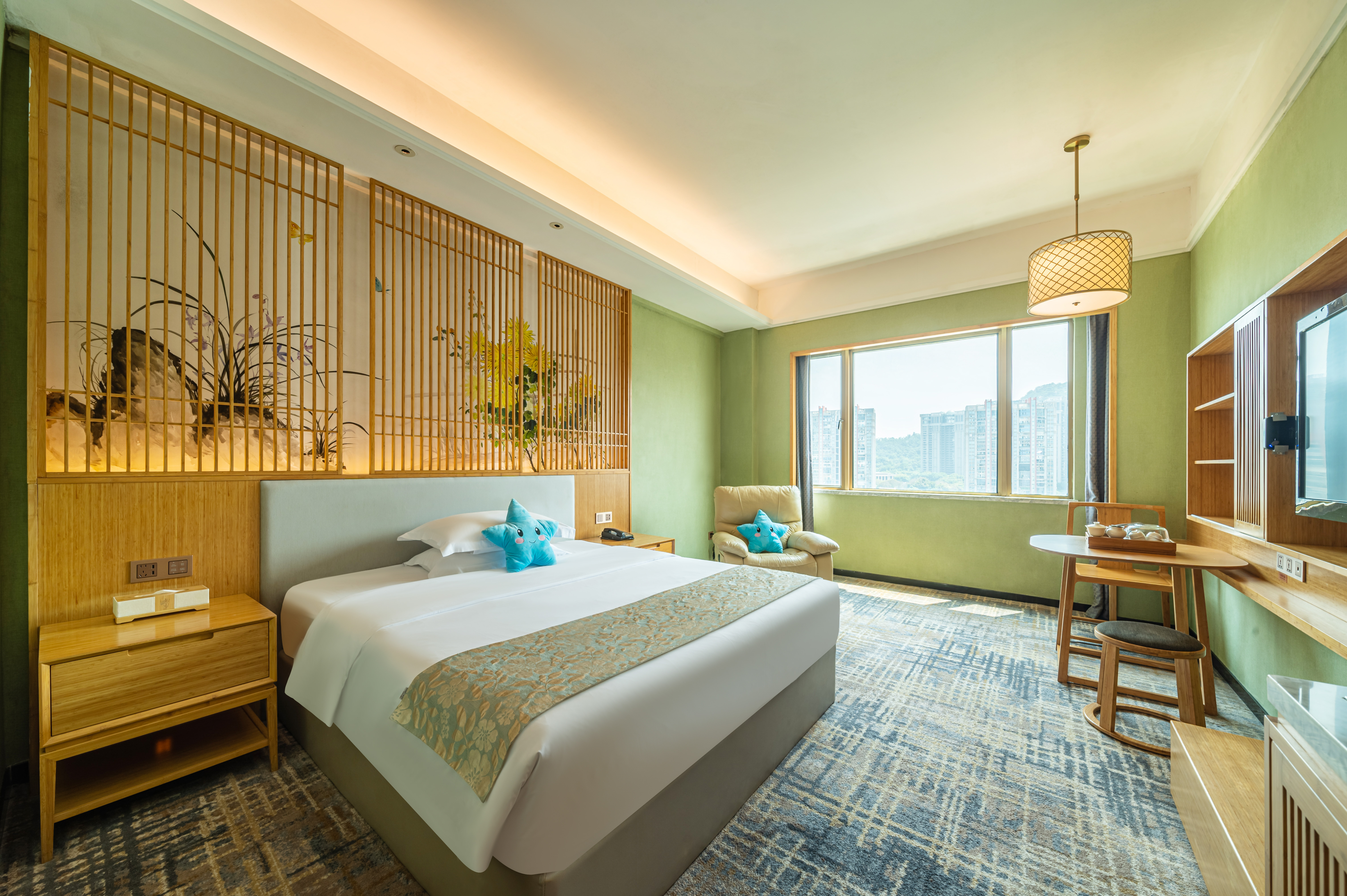 Meiyuan Hotel豪华瑞竹大床房