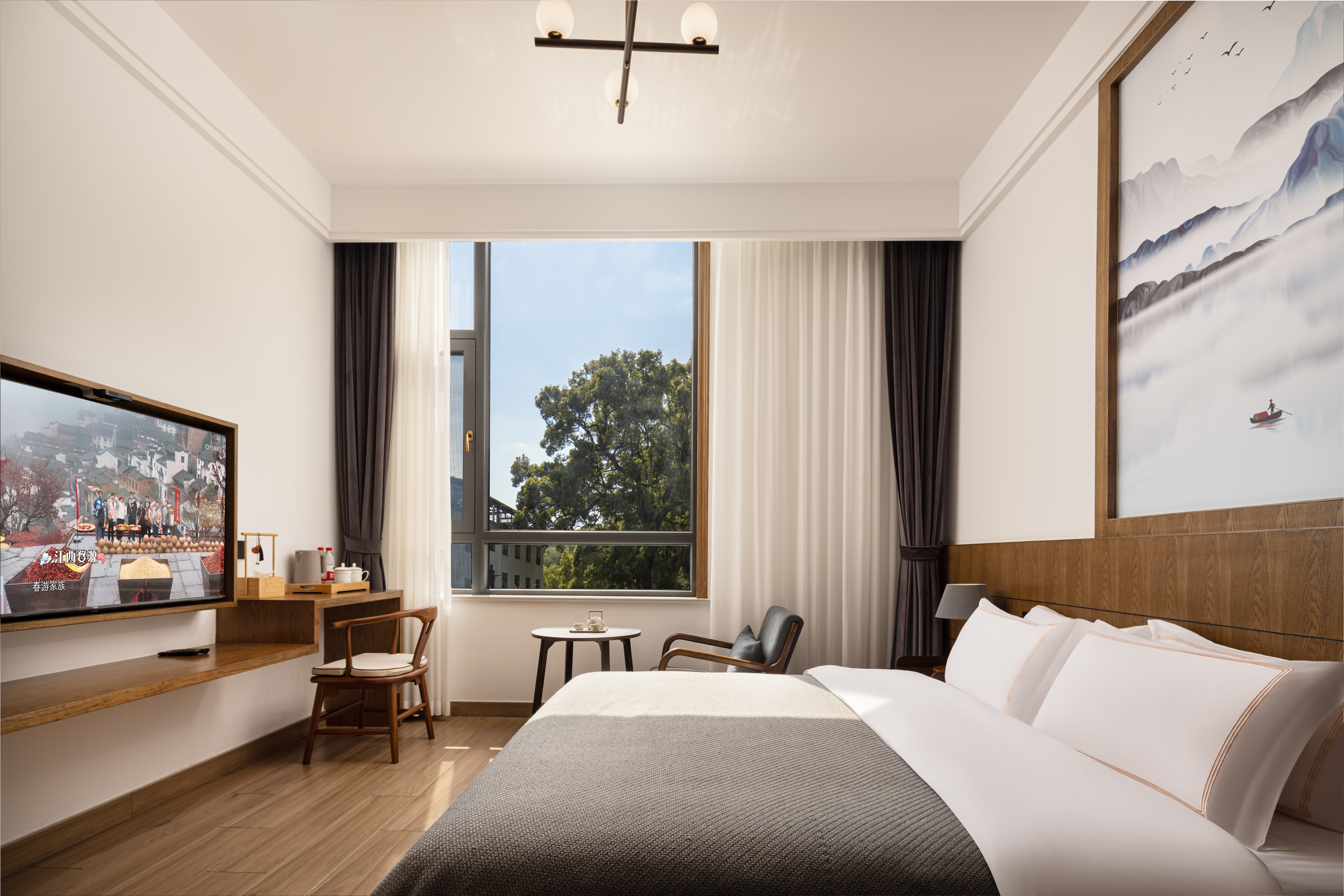 Yifeng Pastoral Scenic Double Bed Room