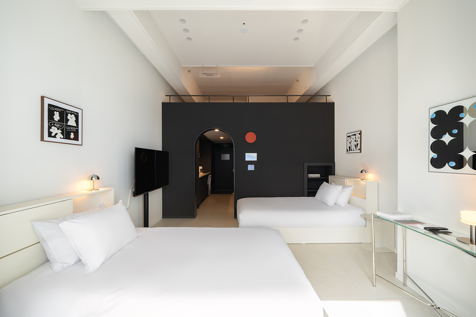 閣樓一室房雙床房