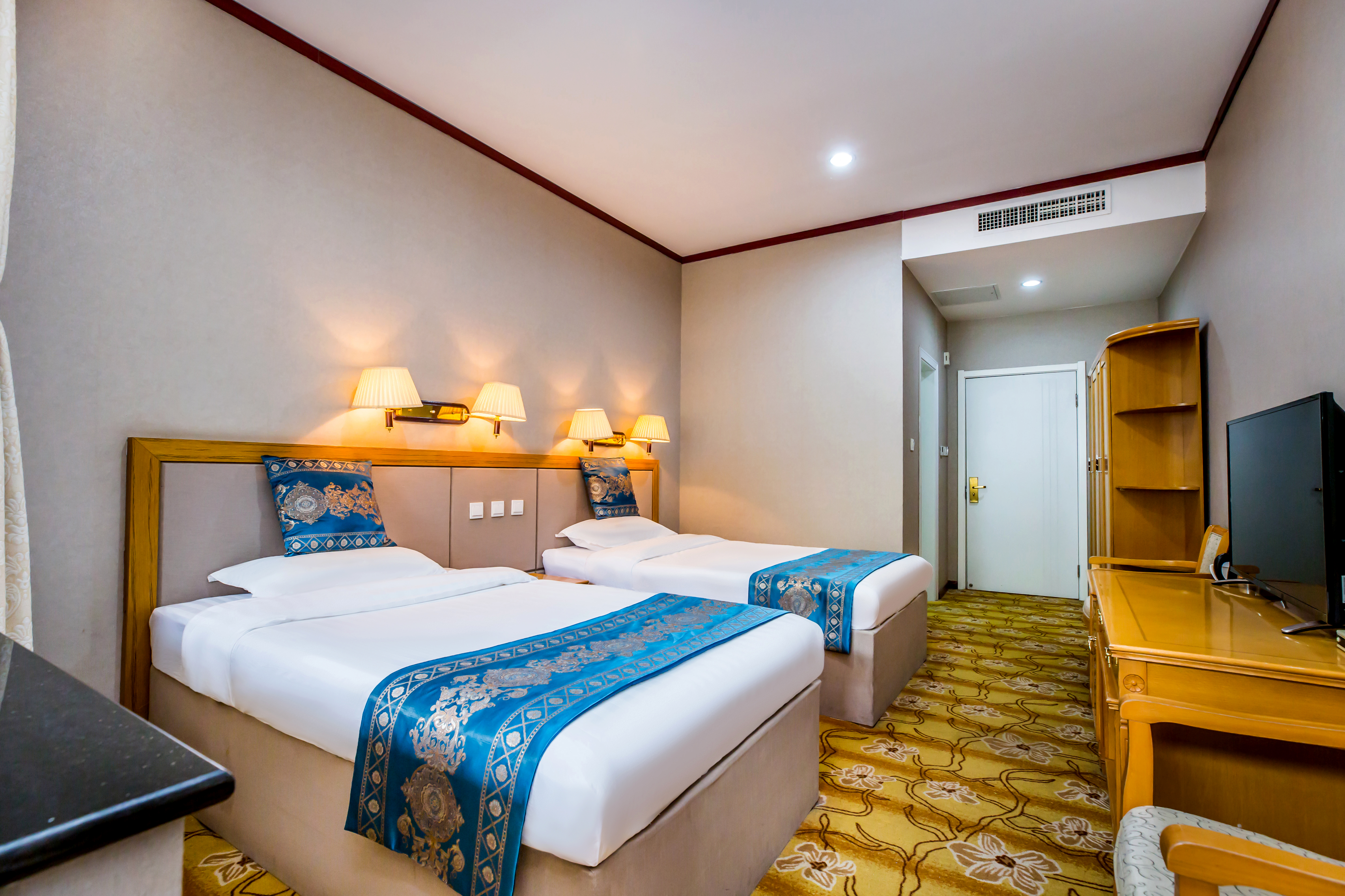 温泉泡池双人房