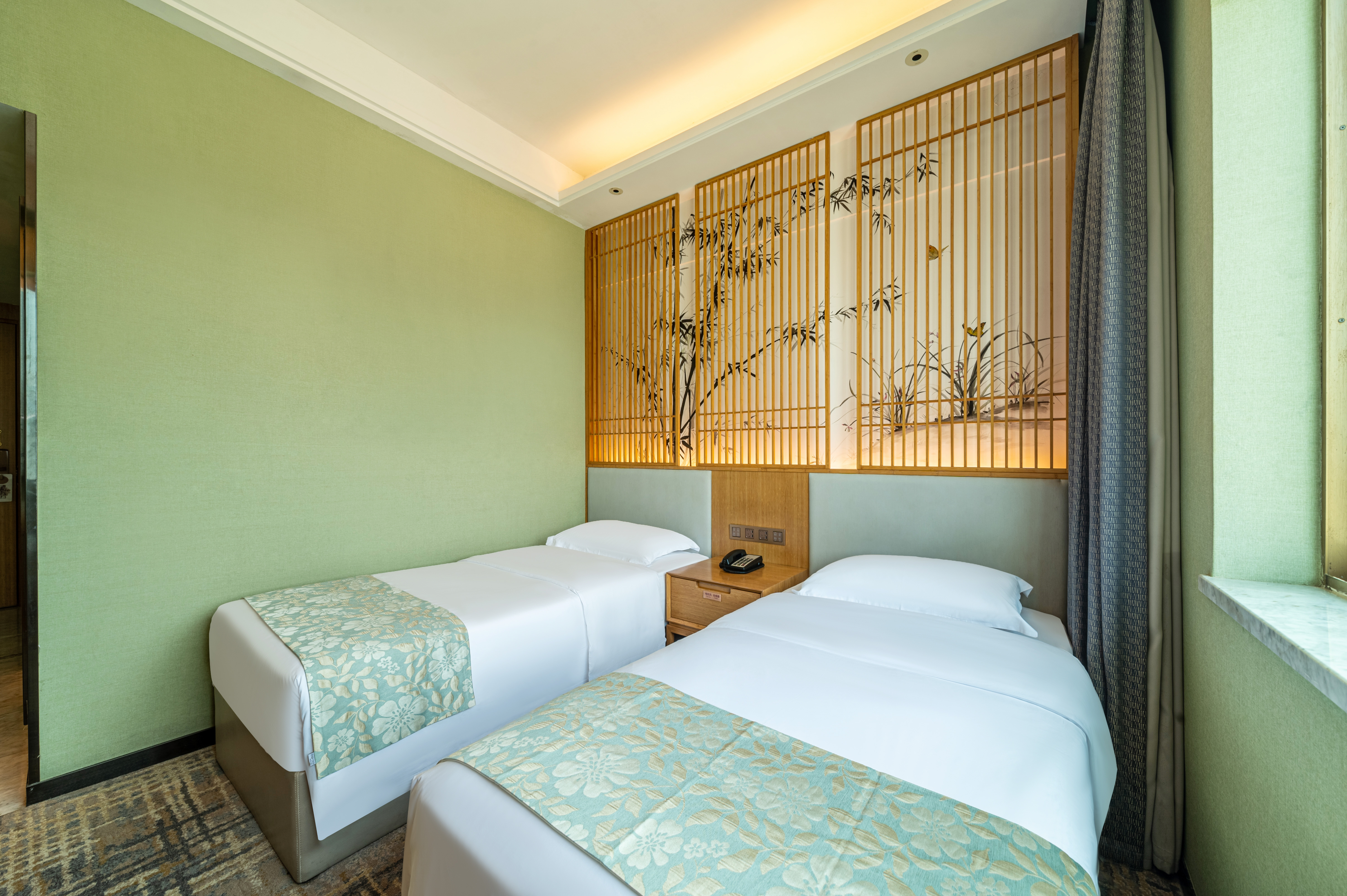 Meiyuan Hotel精致悦竹双床房