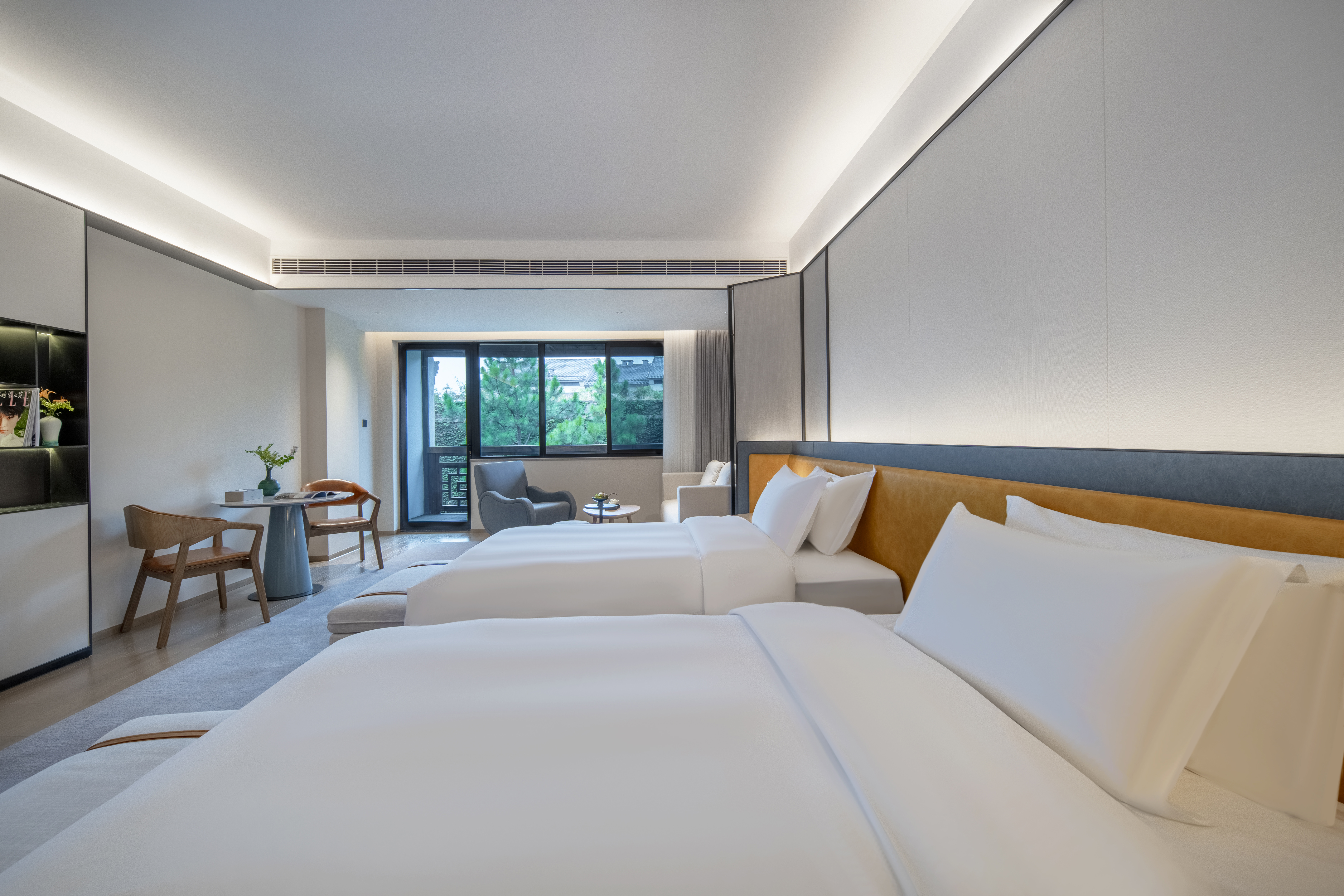 河景阳台双床房