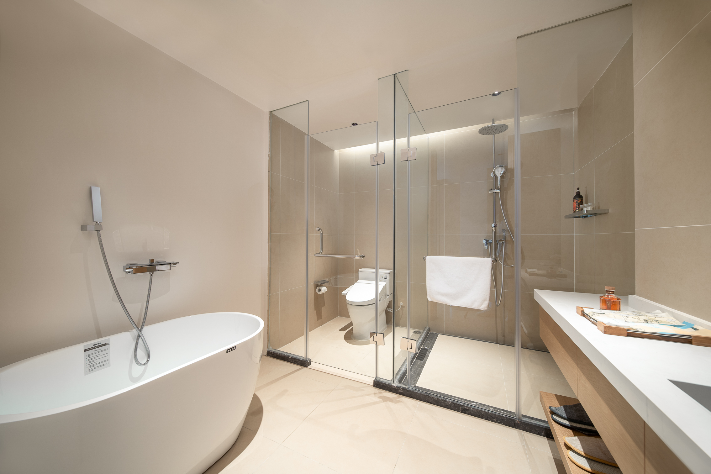 云栖双床房（禅意品茶软塌+智能马桶+解压泡澡浴缸）