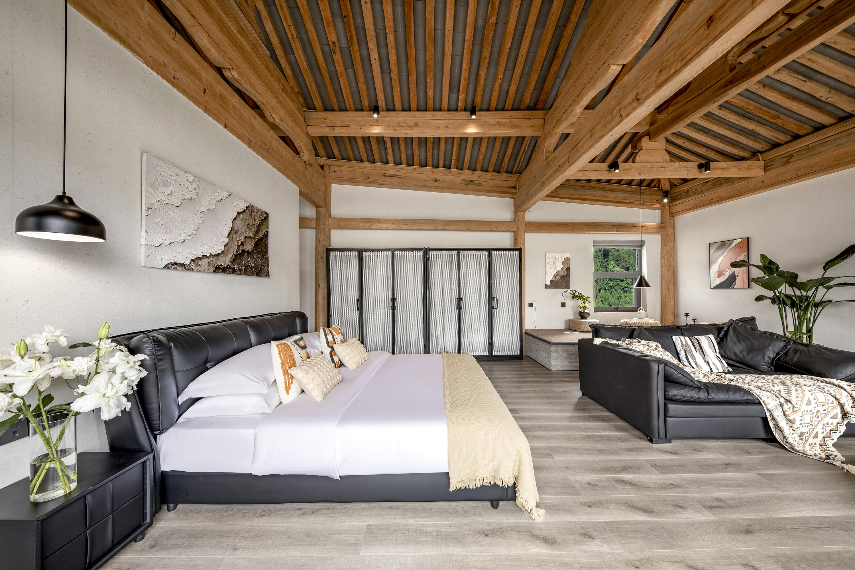 桑拿私享觀景家庭房