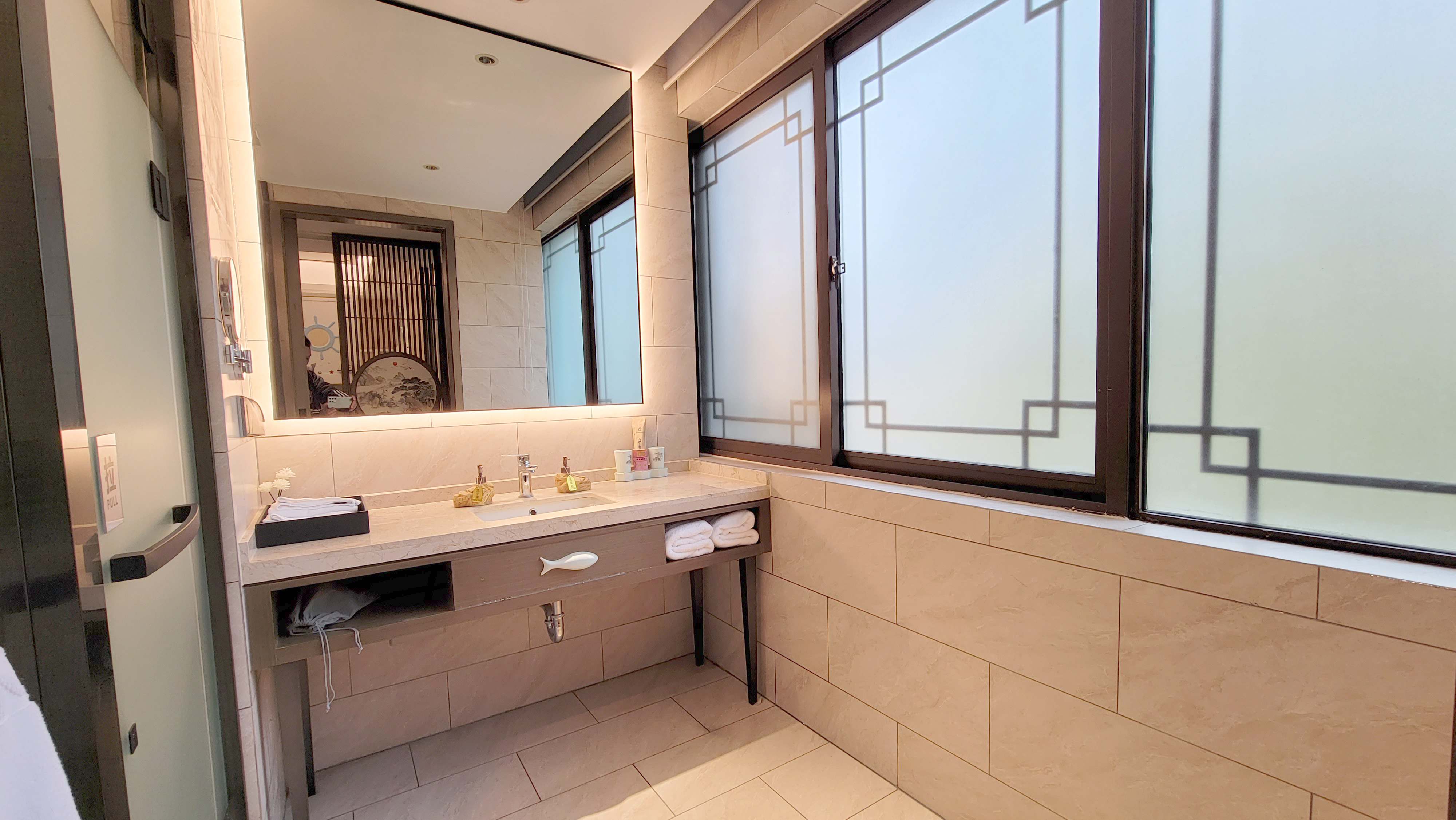 Jianbai Dreamy Neo-Chinese Style Deluxe Starry Sky Family Cartoon Bed Room (Zero Pressure Mattress + Deep Sleep Pillows + Constant Temperature Shower)