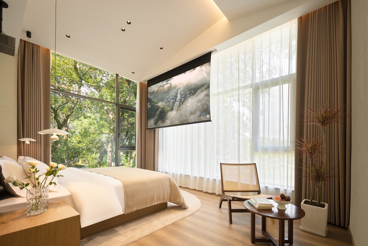 Camphor 270 ° Panoramic Tub Double Bed Room (Floor-to-Ceiling Windows + 100