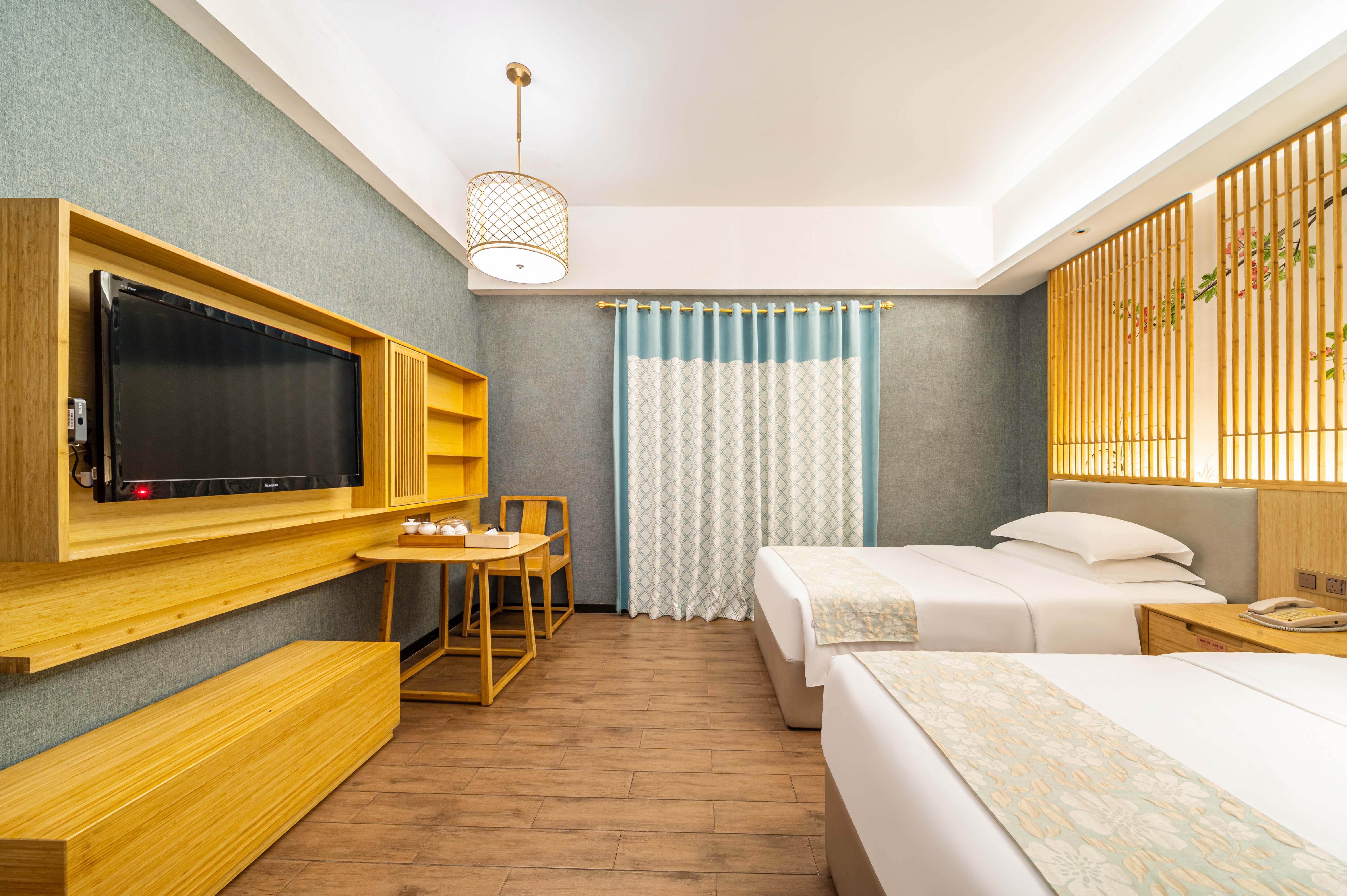 Meiyuan Hotel瑞竹双床房（无窗）