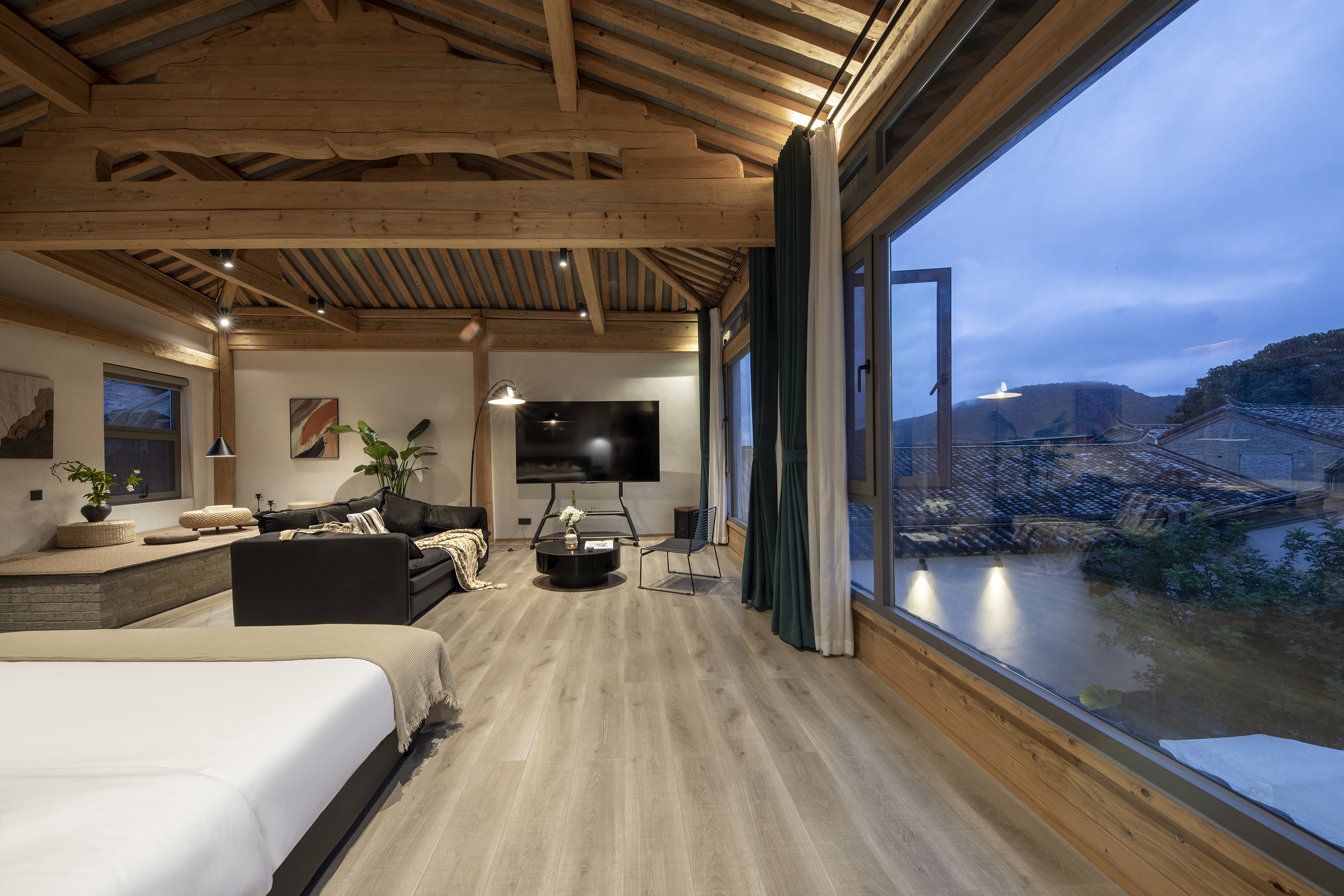 桑拿私享觀景家庭房