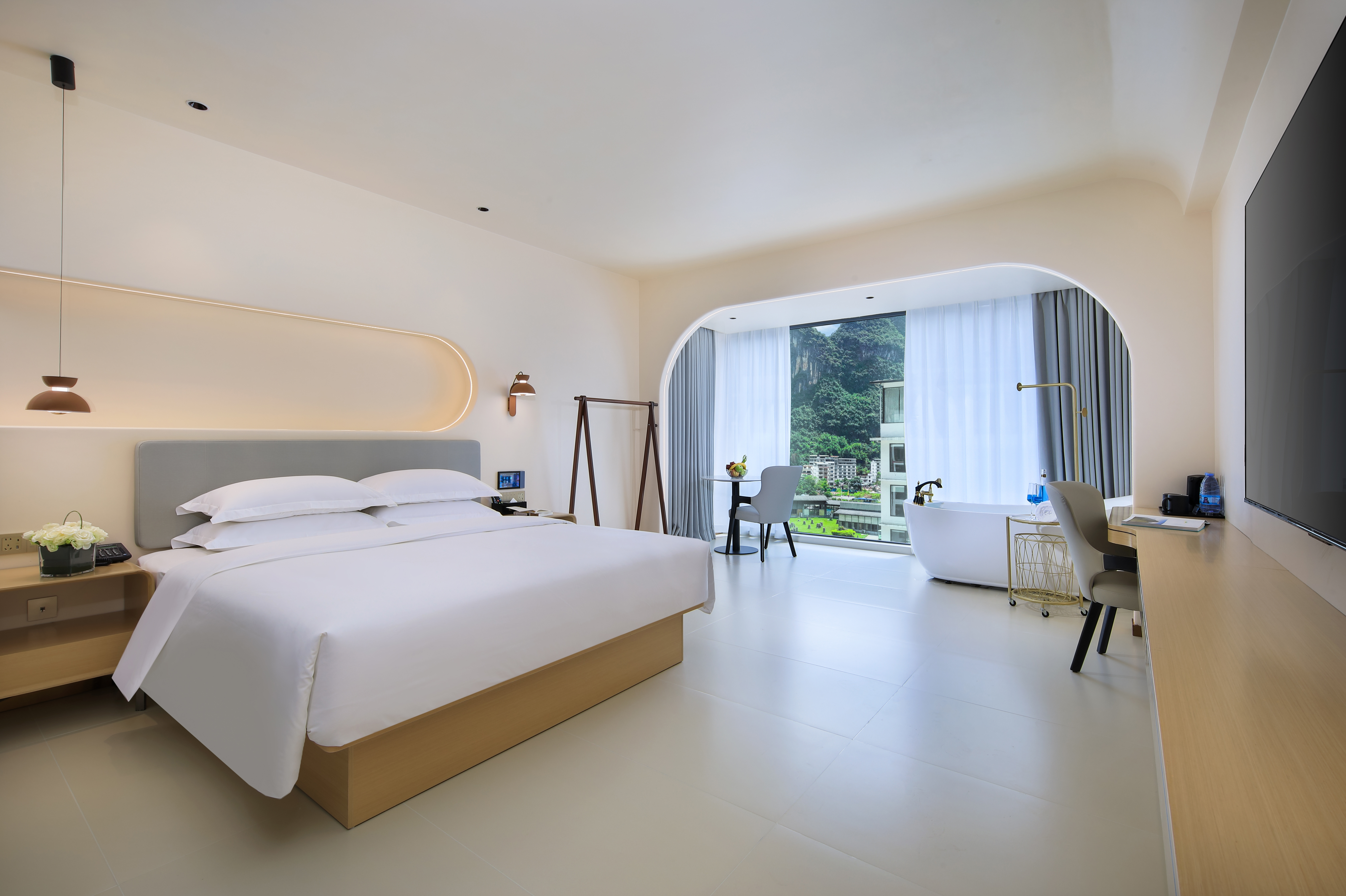 A栋·翎遥·雅居大床房丨小度语音智控丨舒适泡浴