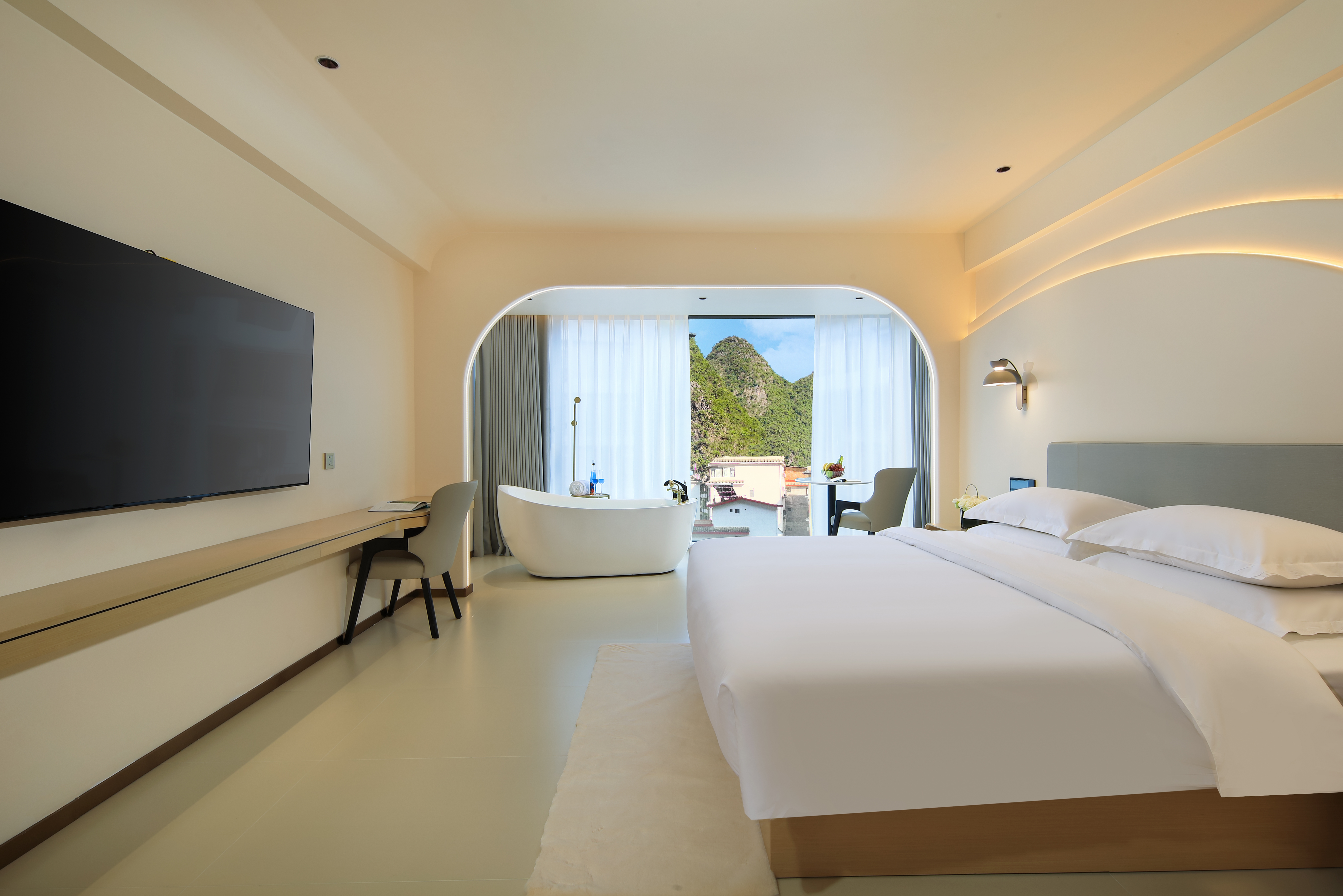 A栋·翎遥·雅居大床房丨小度语音智控丨舒适泡浴