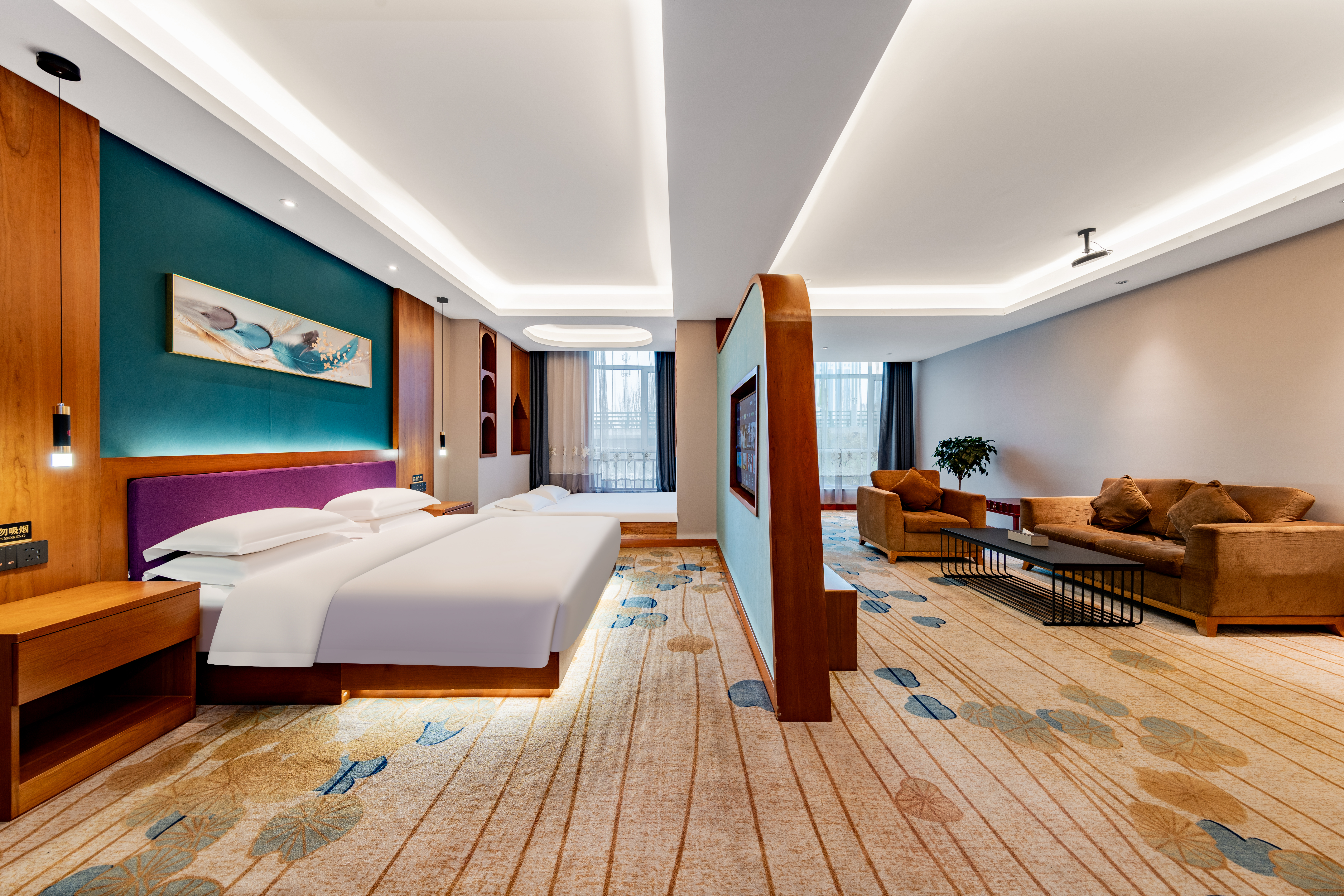 亲子家庭套房（乳胶床垫+影音智能+榻榻米床）