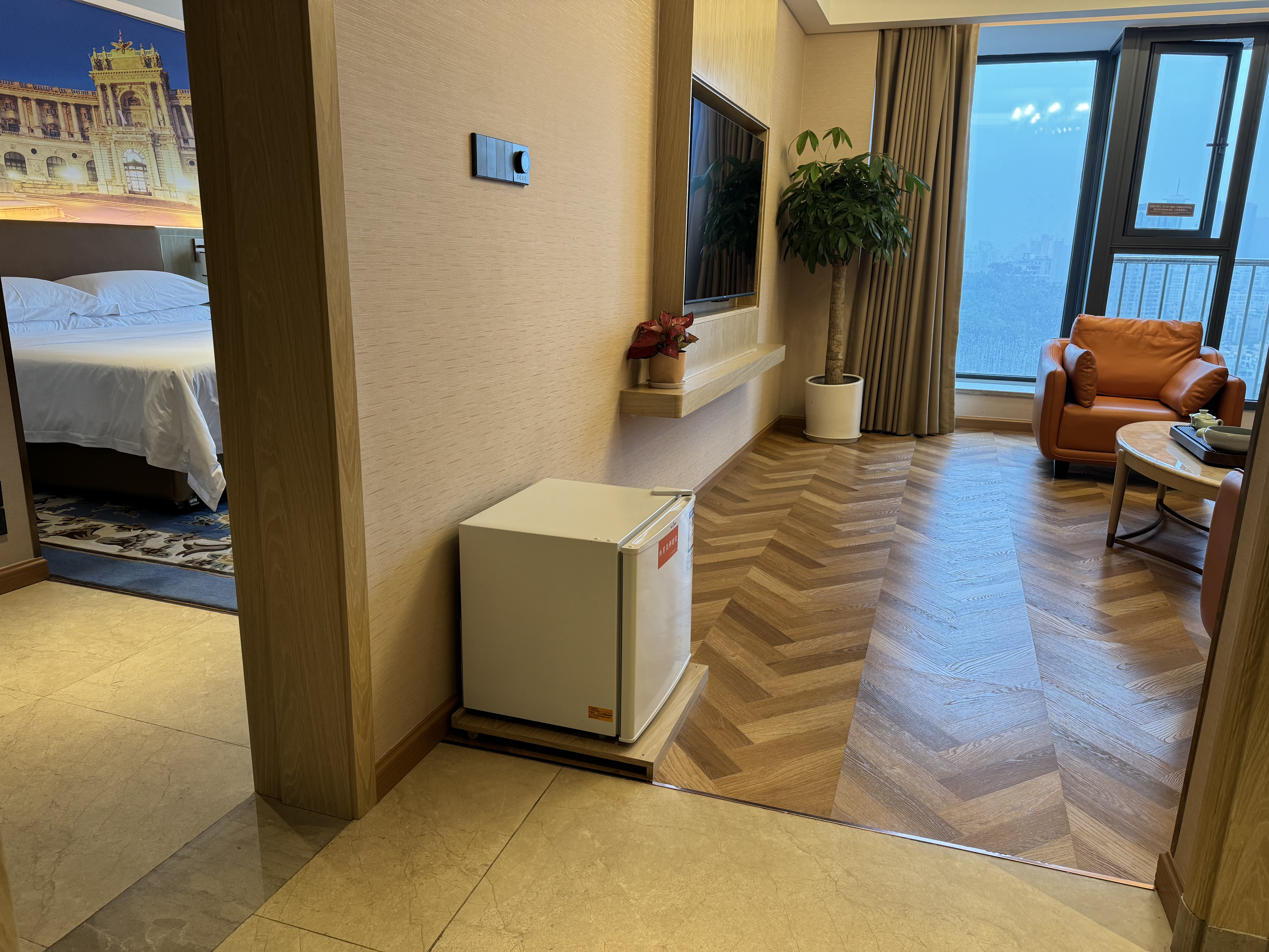 豪华套房（语音客控+独立客厅+小冰箱+定制茶具）