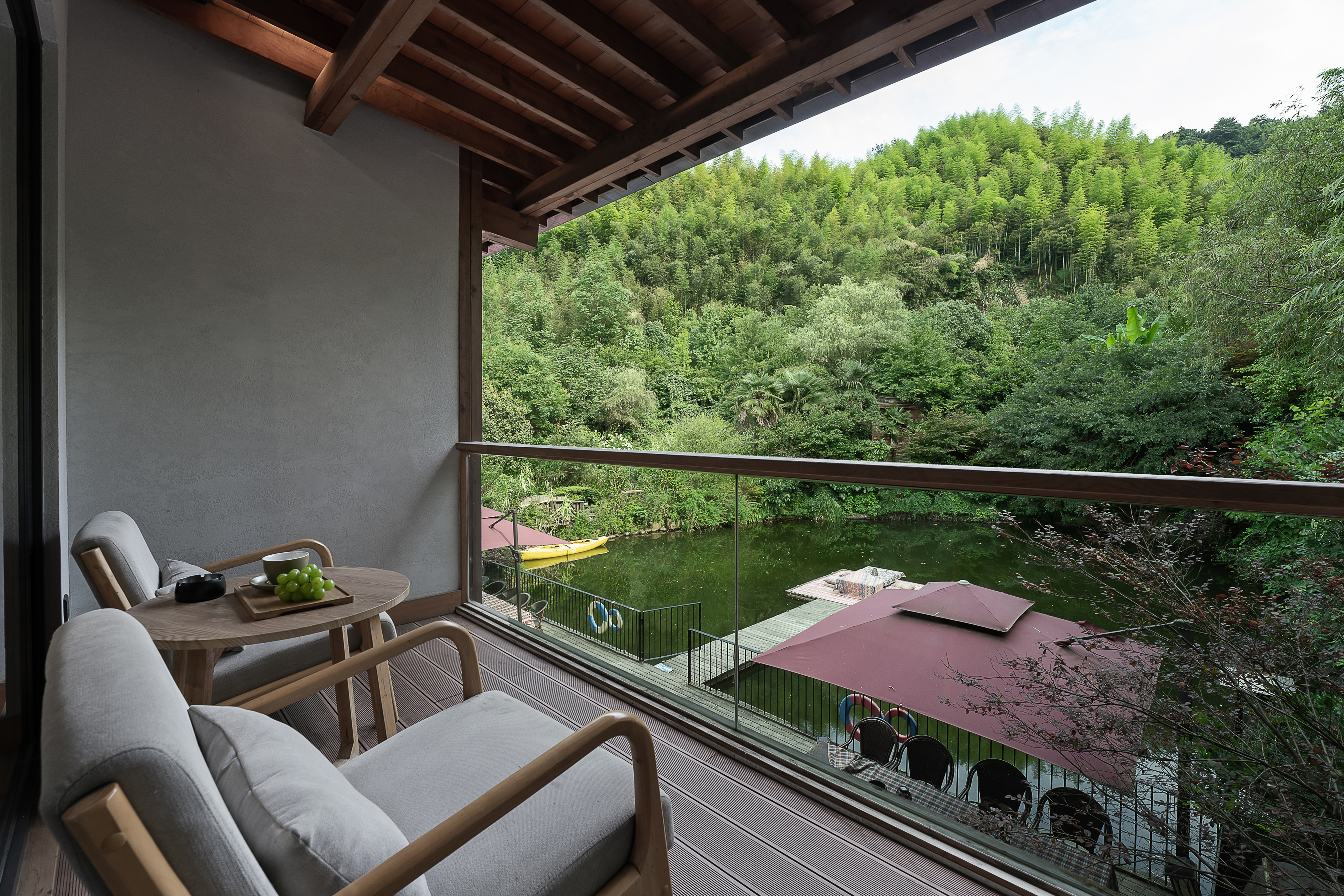 全景阳台大套房（地暖+全景阳台+按摩浴缸+私人茶榻）