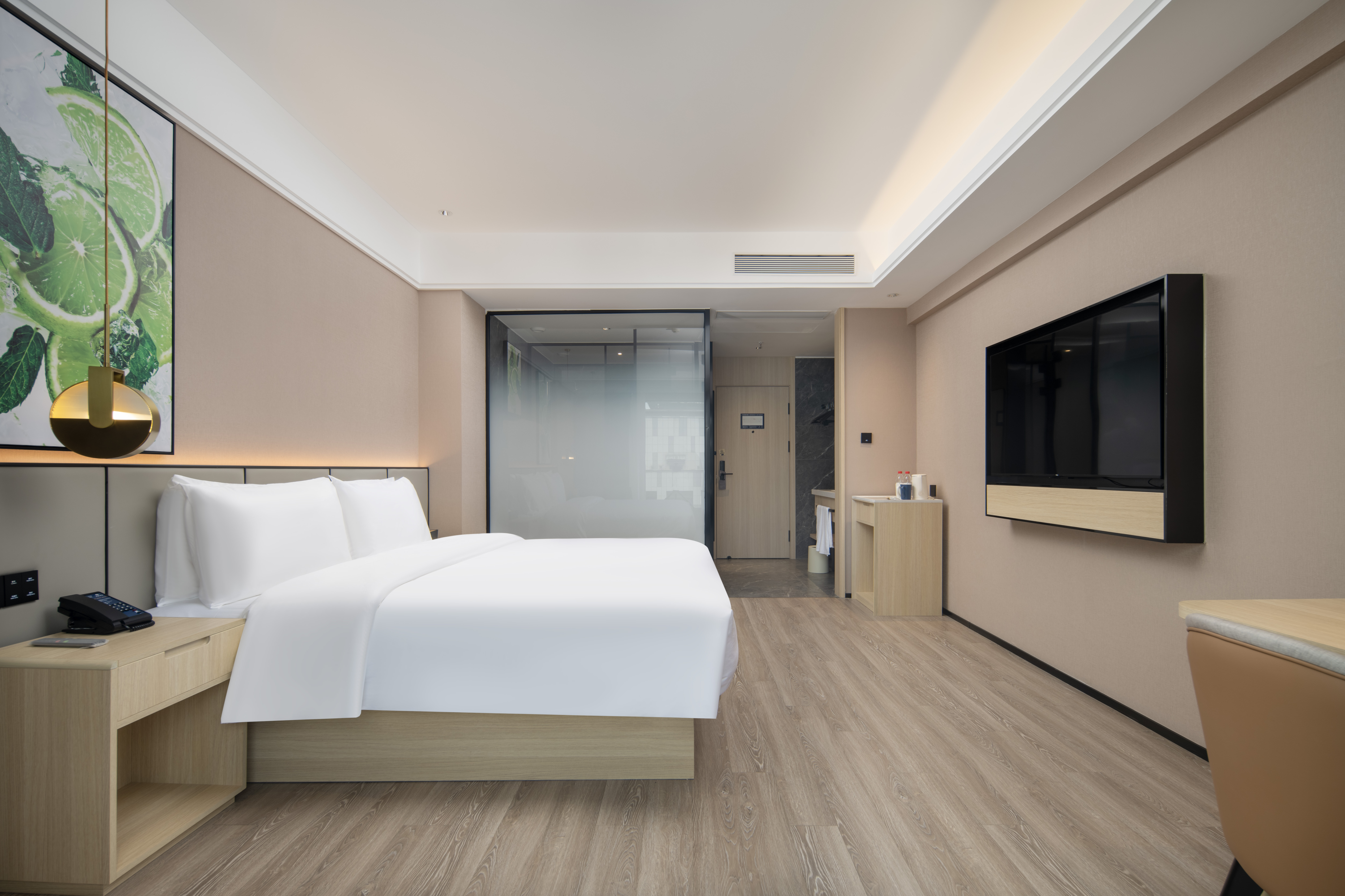 大床房【落地窗+电视投屏+智能客控】