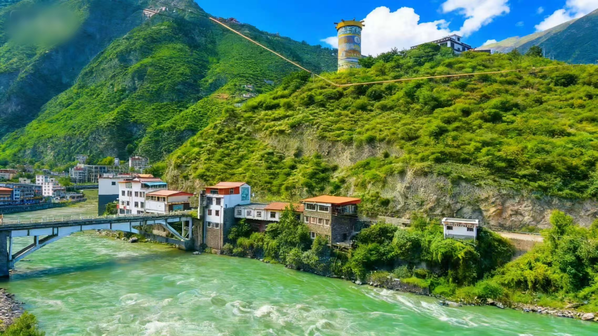 极境.山水云邸全景·观影·豪华双床房【地暖】