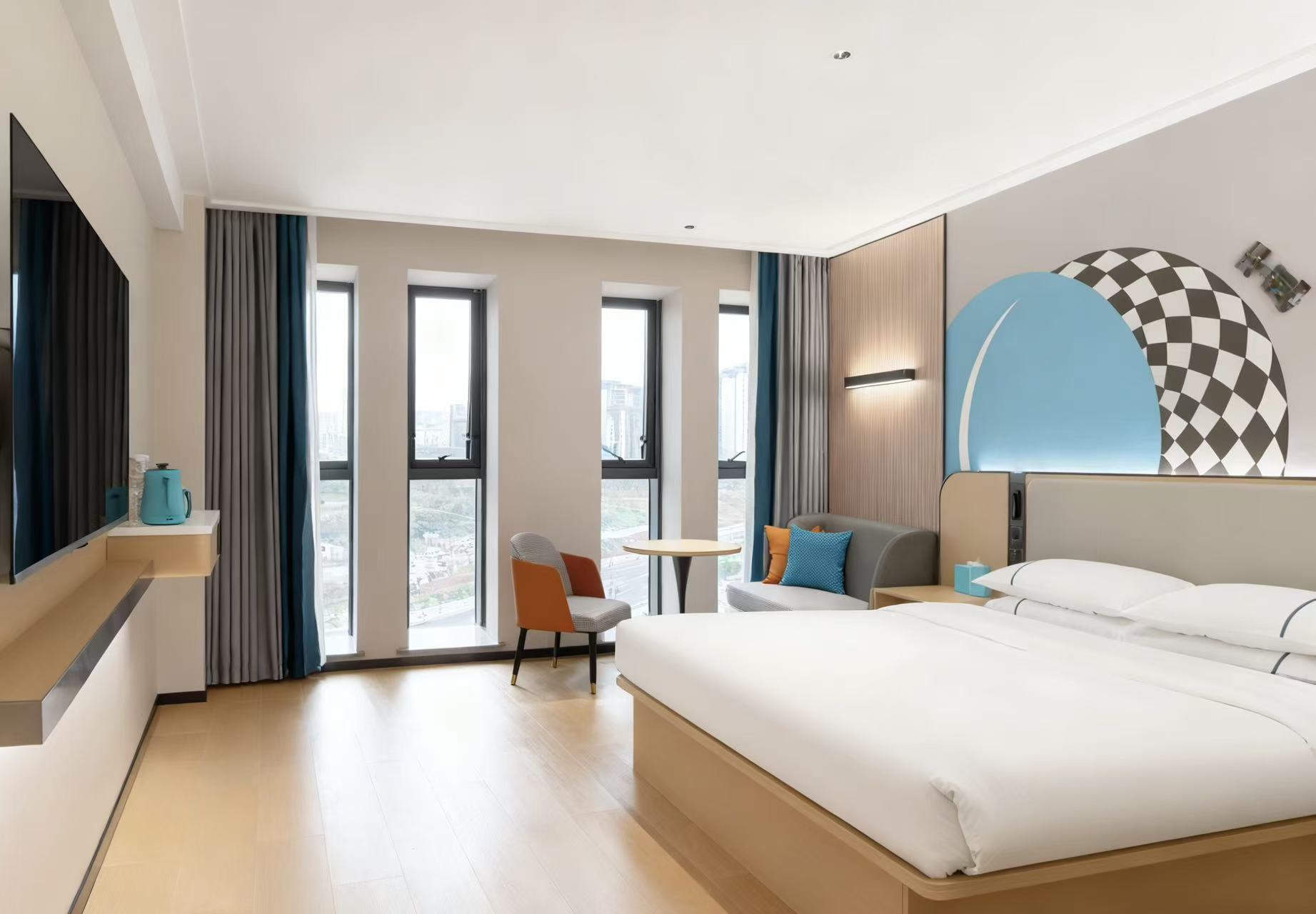 城景大床房-手机投屏+高空城景+零压枕