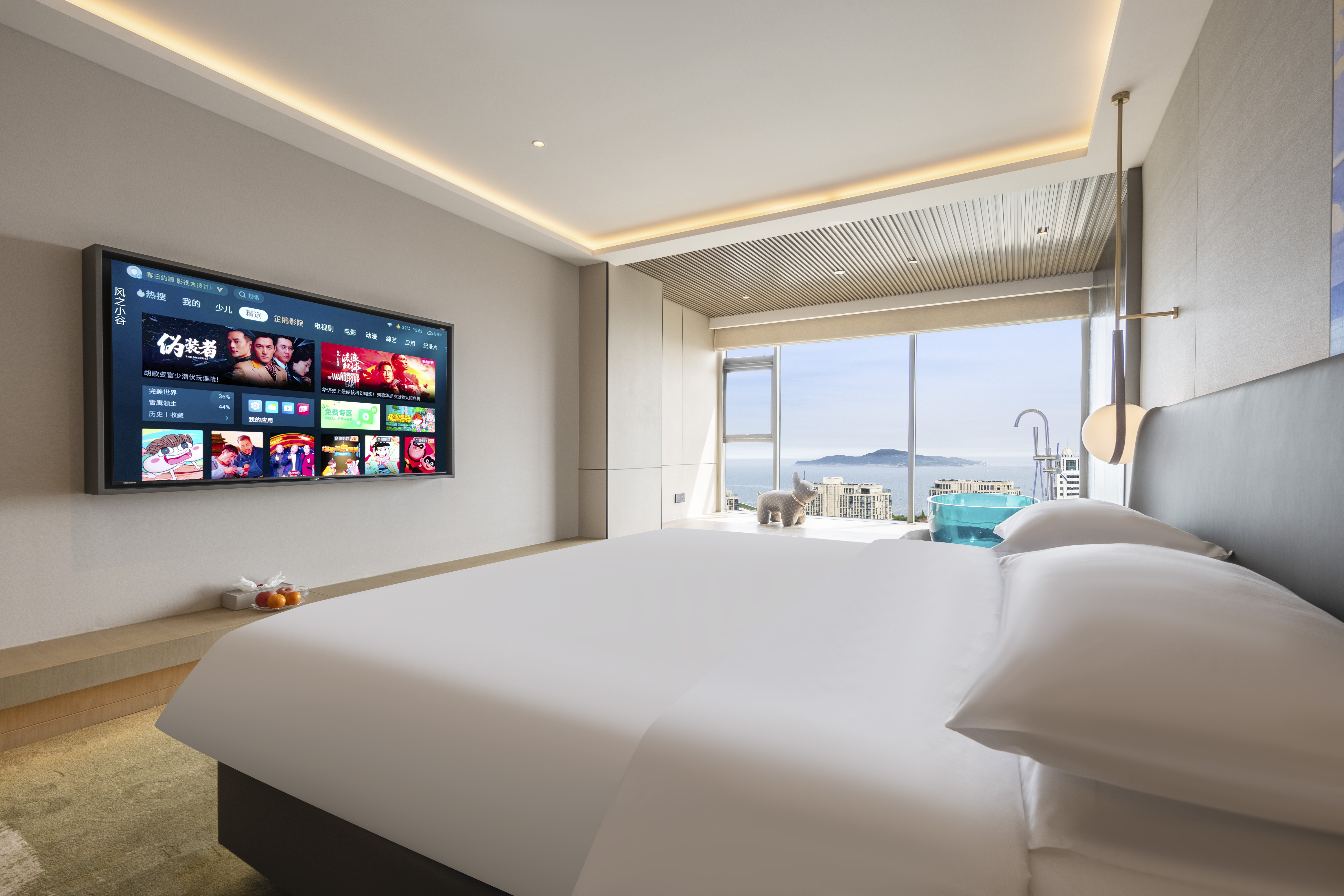 豪华海景大床房（语音智控+零压床垫+特色浴缸）