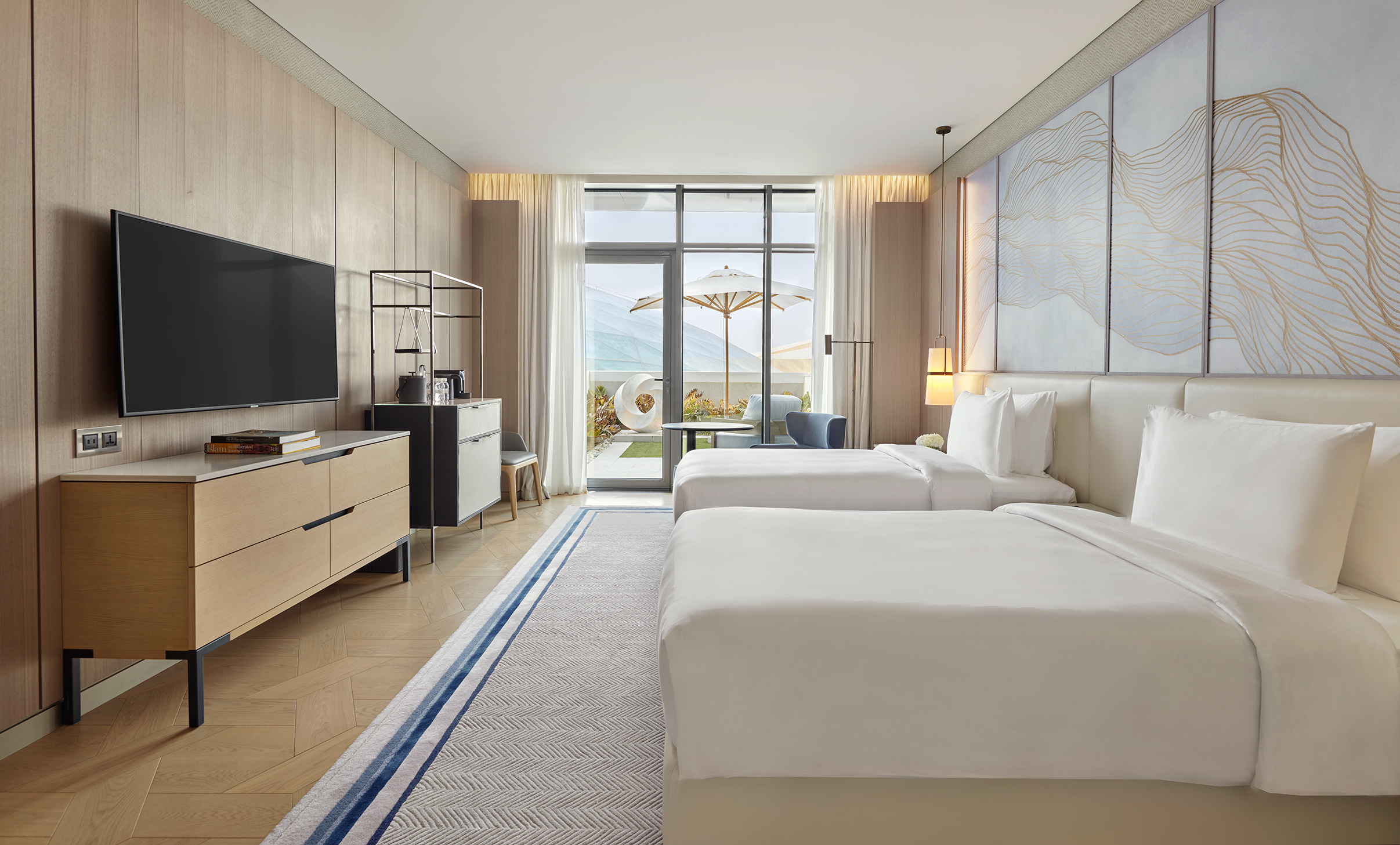 君悦豪华客房（两张单人床）