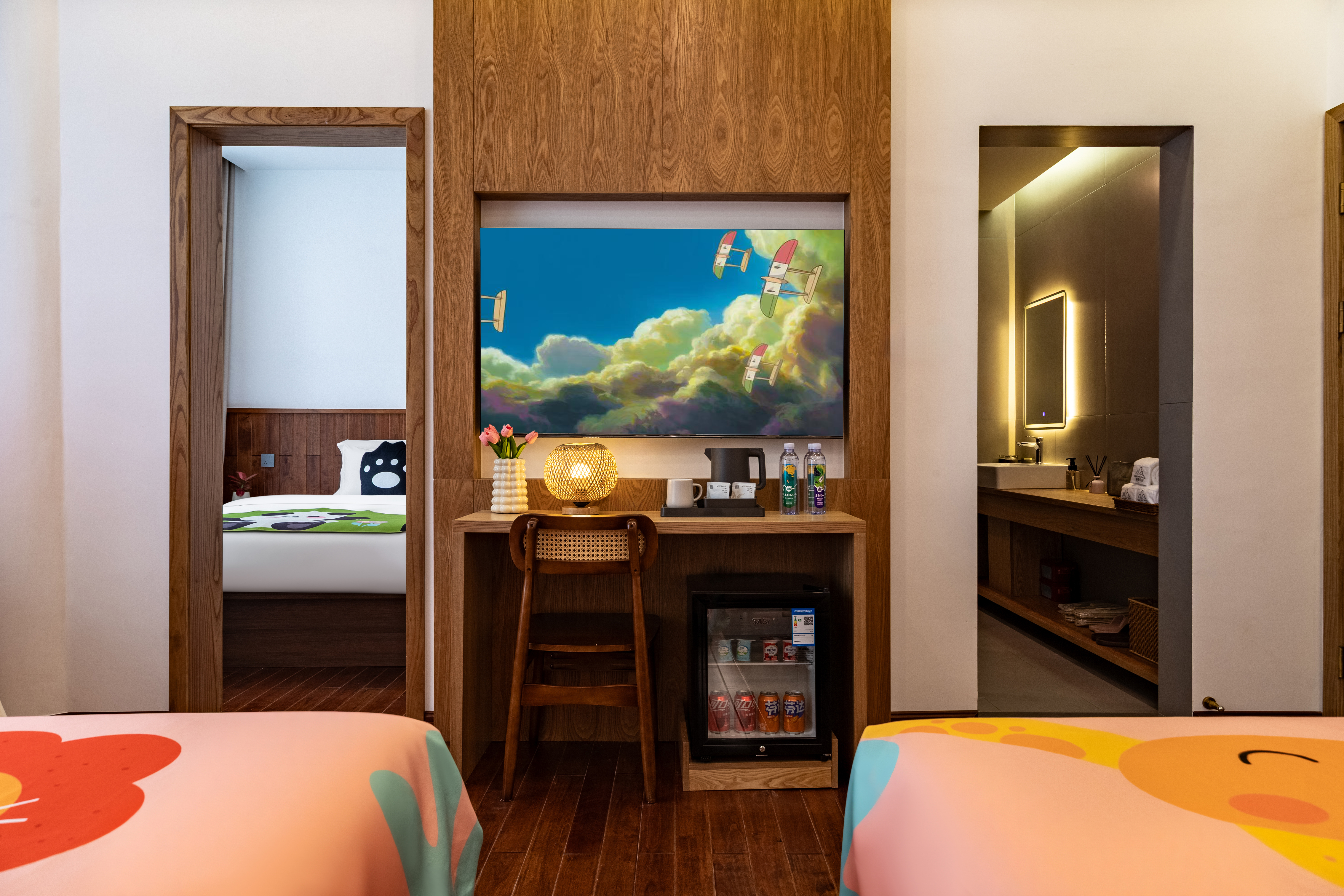 觅知丨欢语亲子主题套房（乐趣帐篷+mini小冰箱）