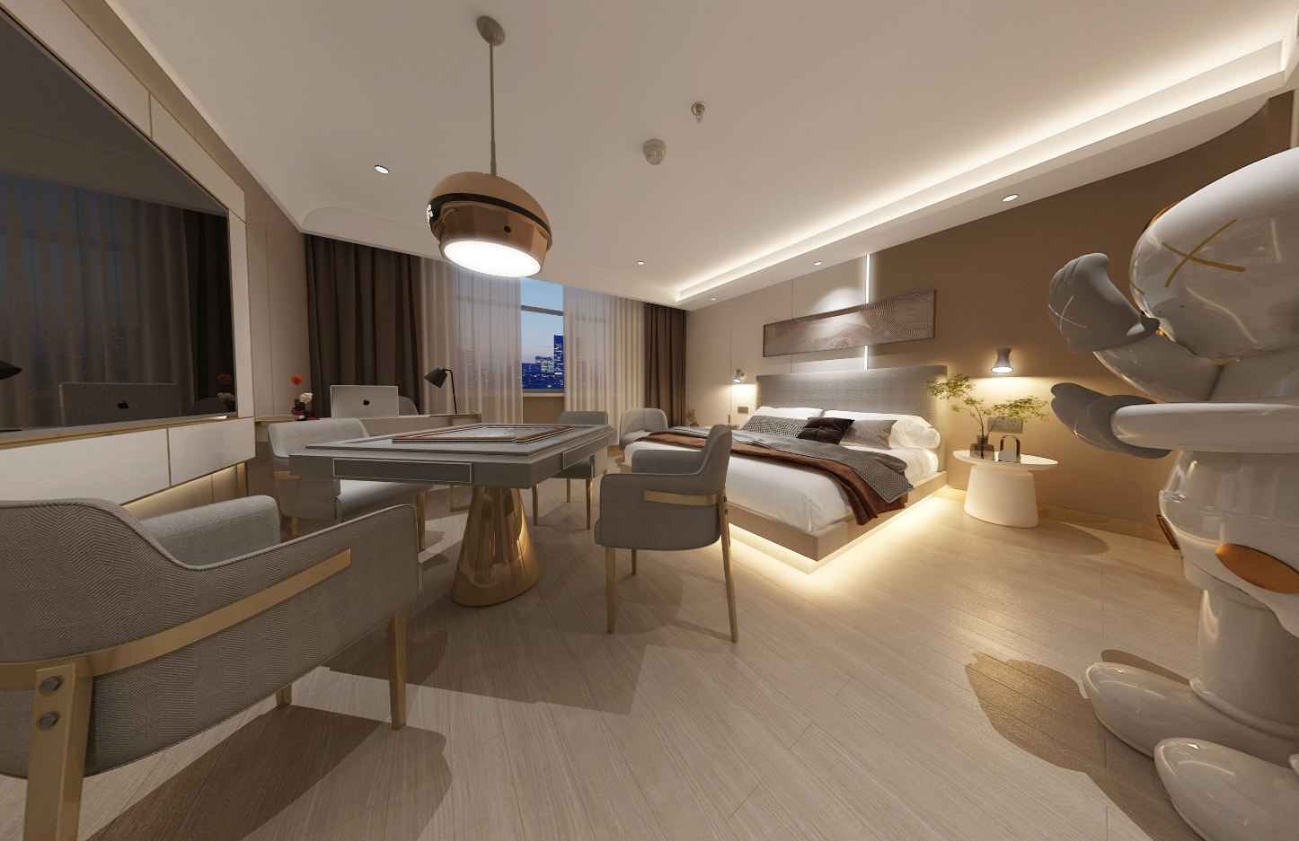 財運亨通.機麻大床房