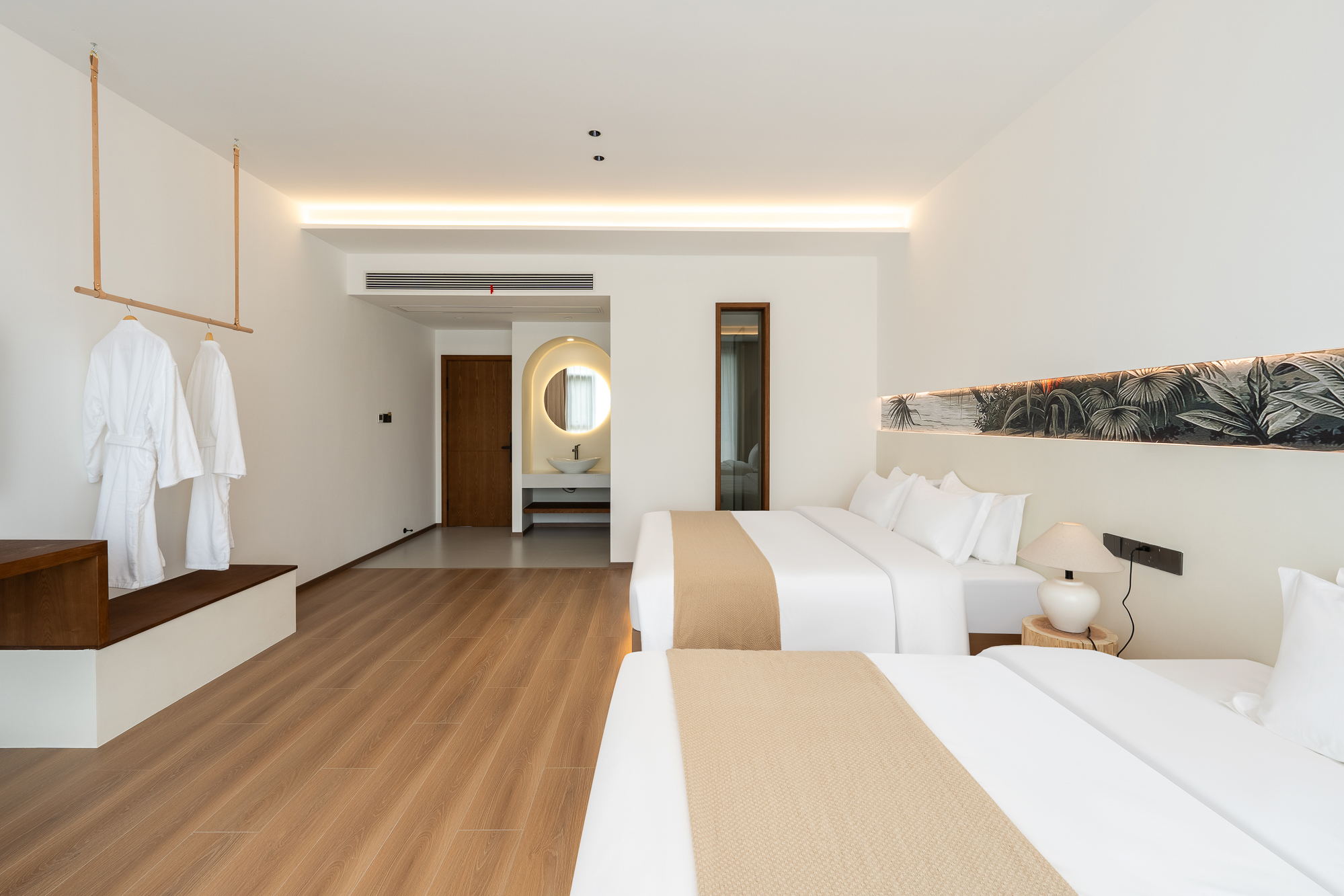 Smart Room - Mountain-View (2 Beds) (Window)