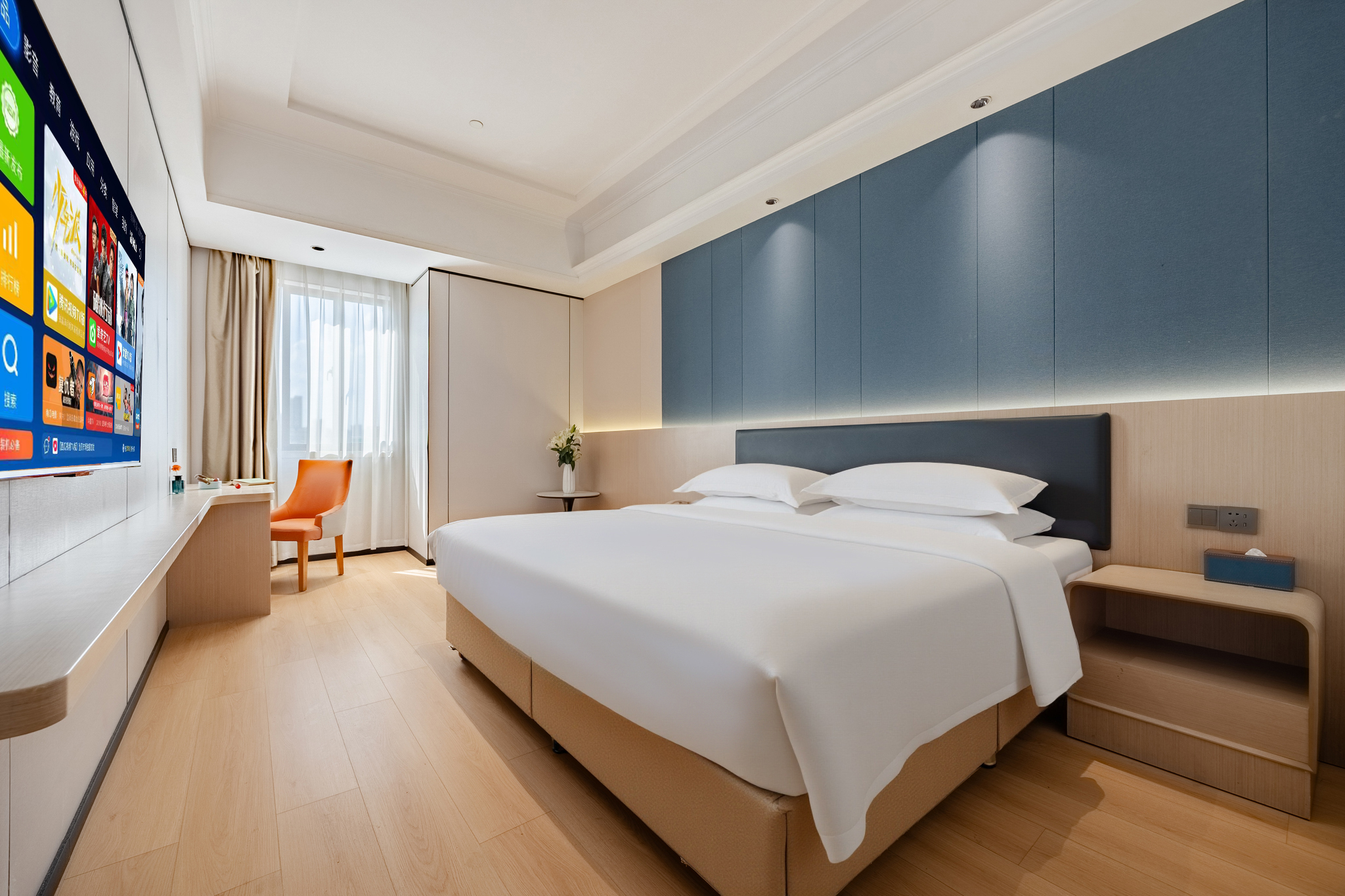 商务大床房 【55寸投屏电视+舒睡床品】