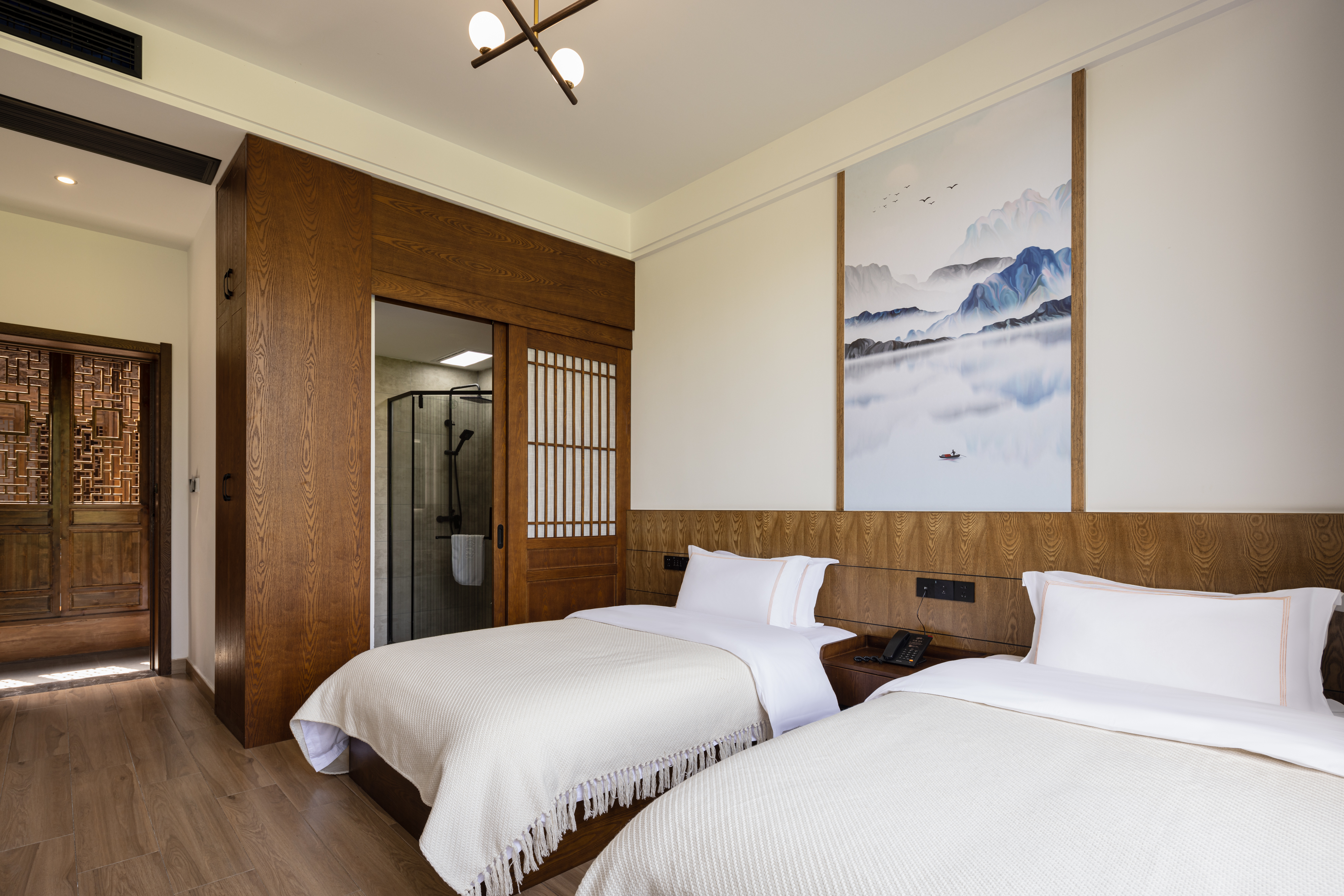Yixue Pastoral Scenic Twin Room