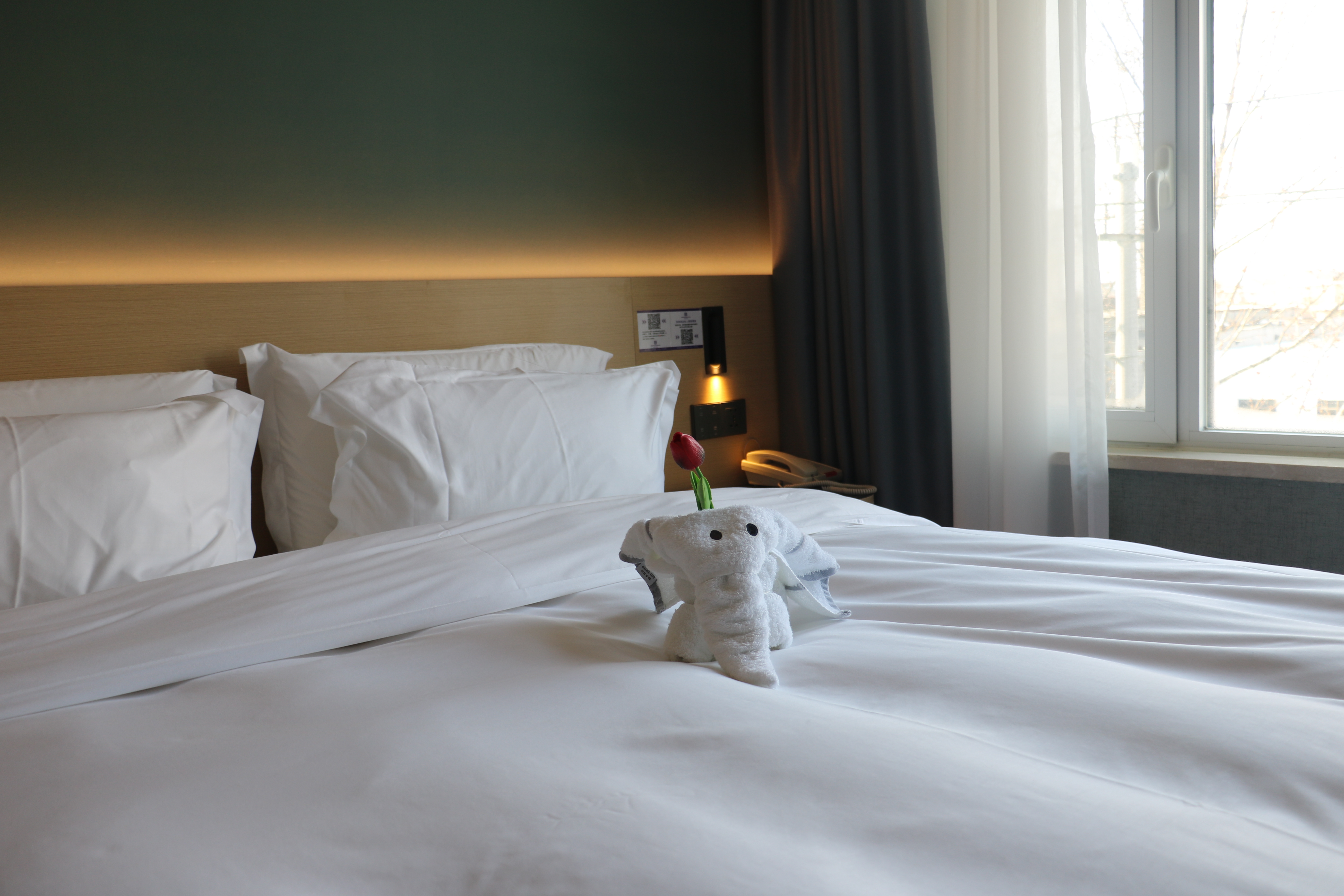 悦己 | 高级大床房（顾家家居静音舒眠乳胶床垫+0压轻柔鹅绒被+80S悦眠亲肤布草+恒温智能马桶）