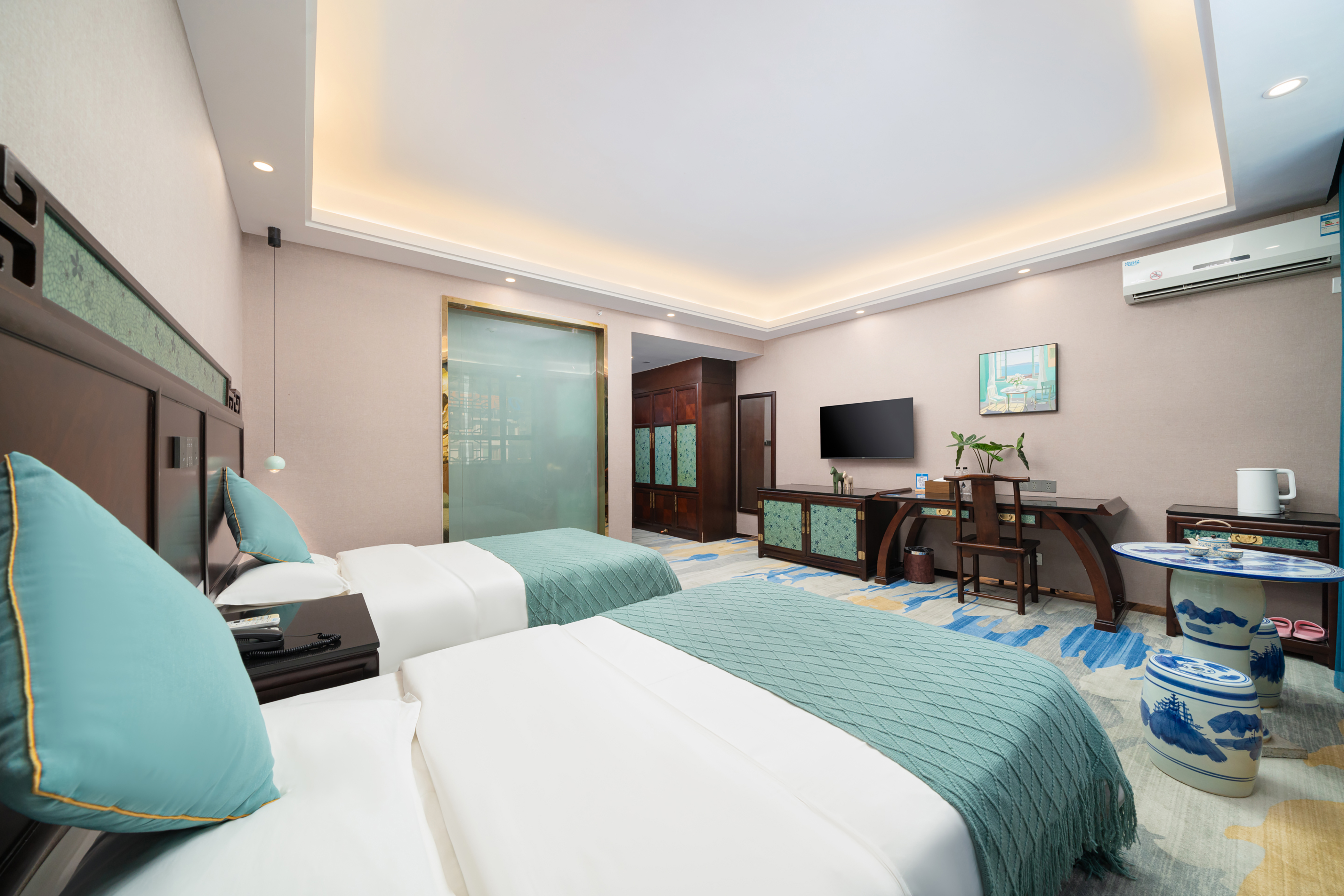 青花·御景双人房