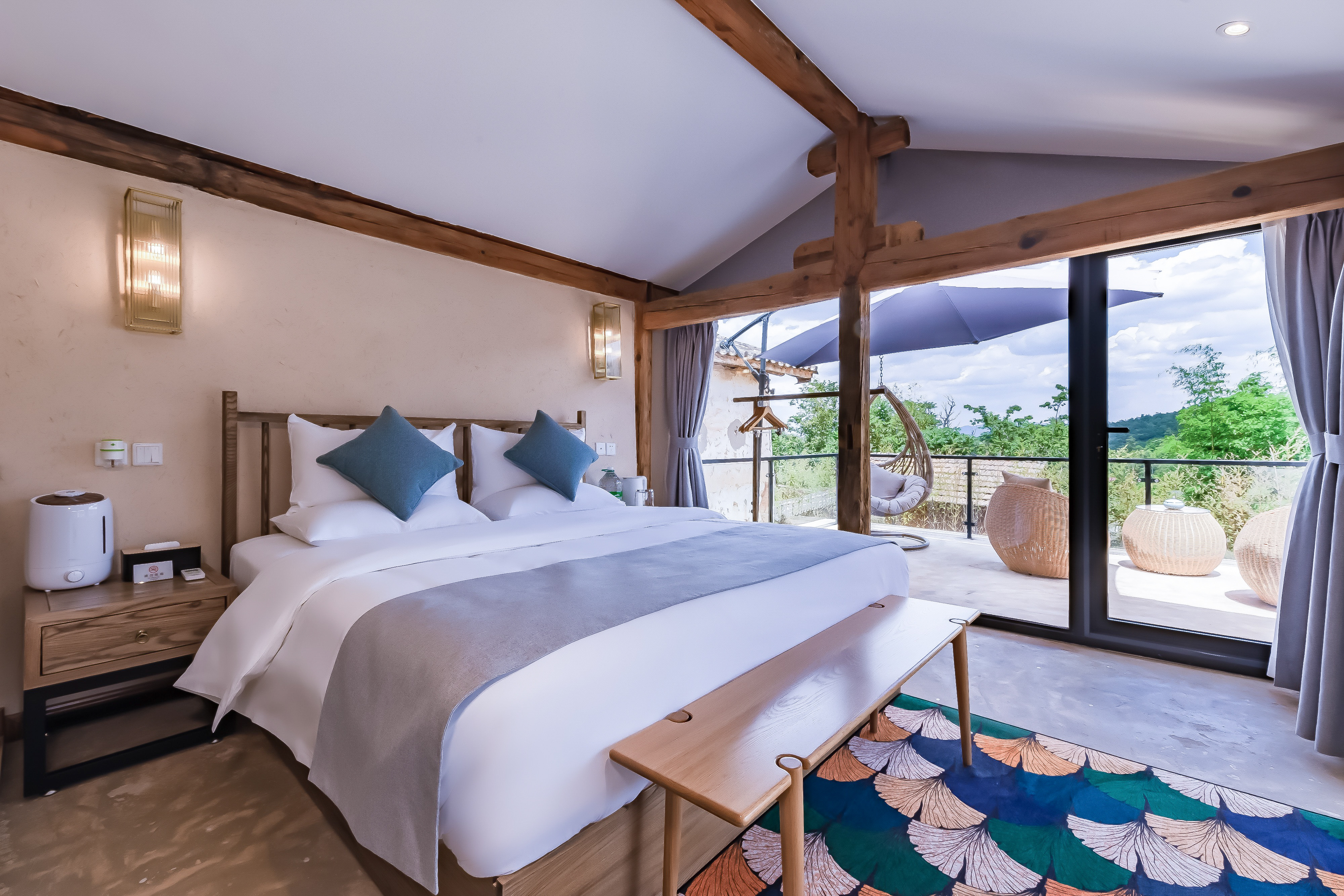 观日落大露台复式套房