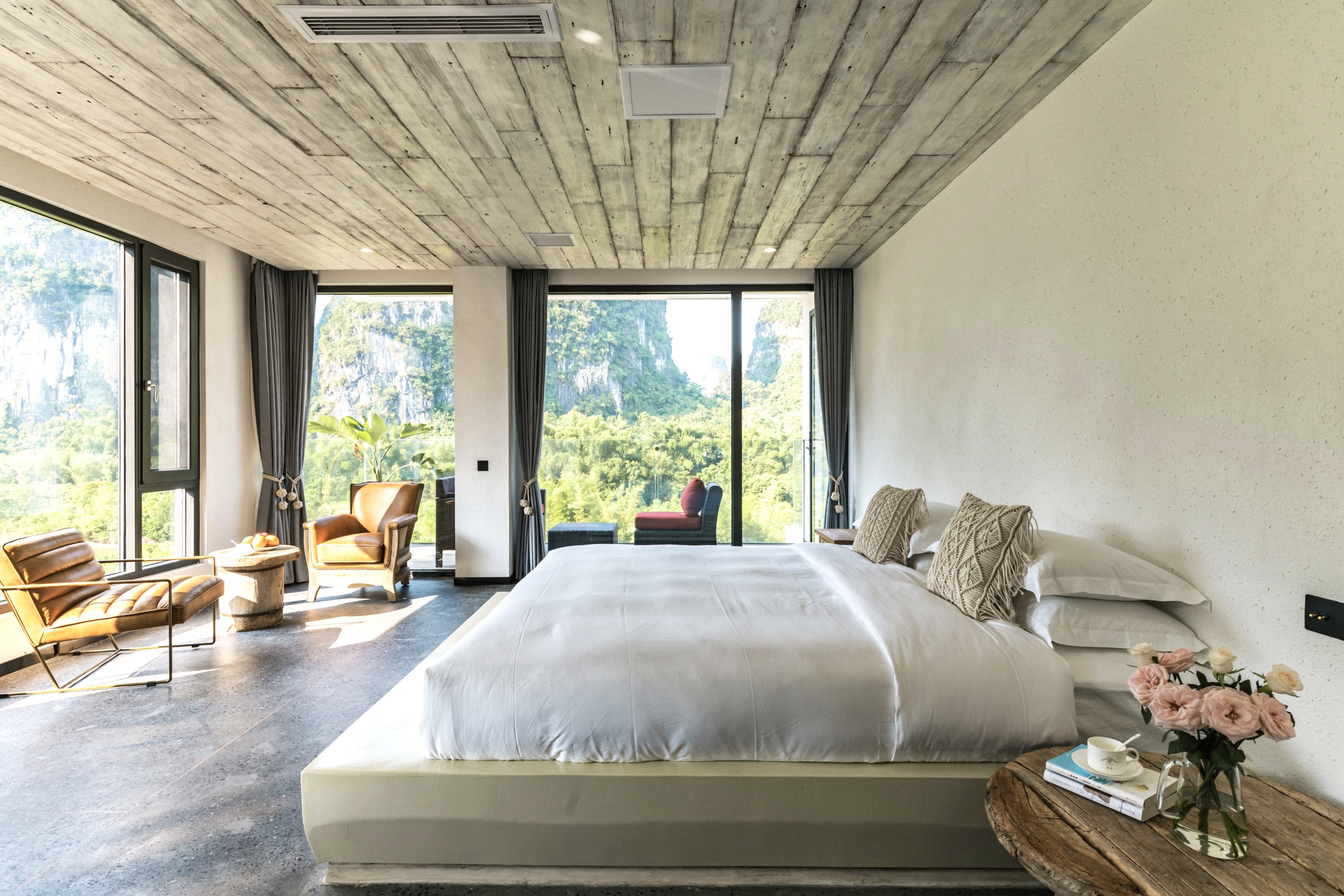 溯暢·希臘風情全景套房270°山河景+浴缸+露臺+衣帽間