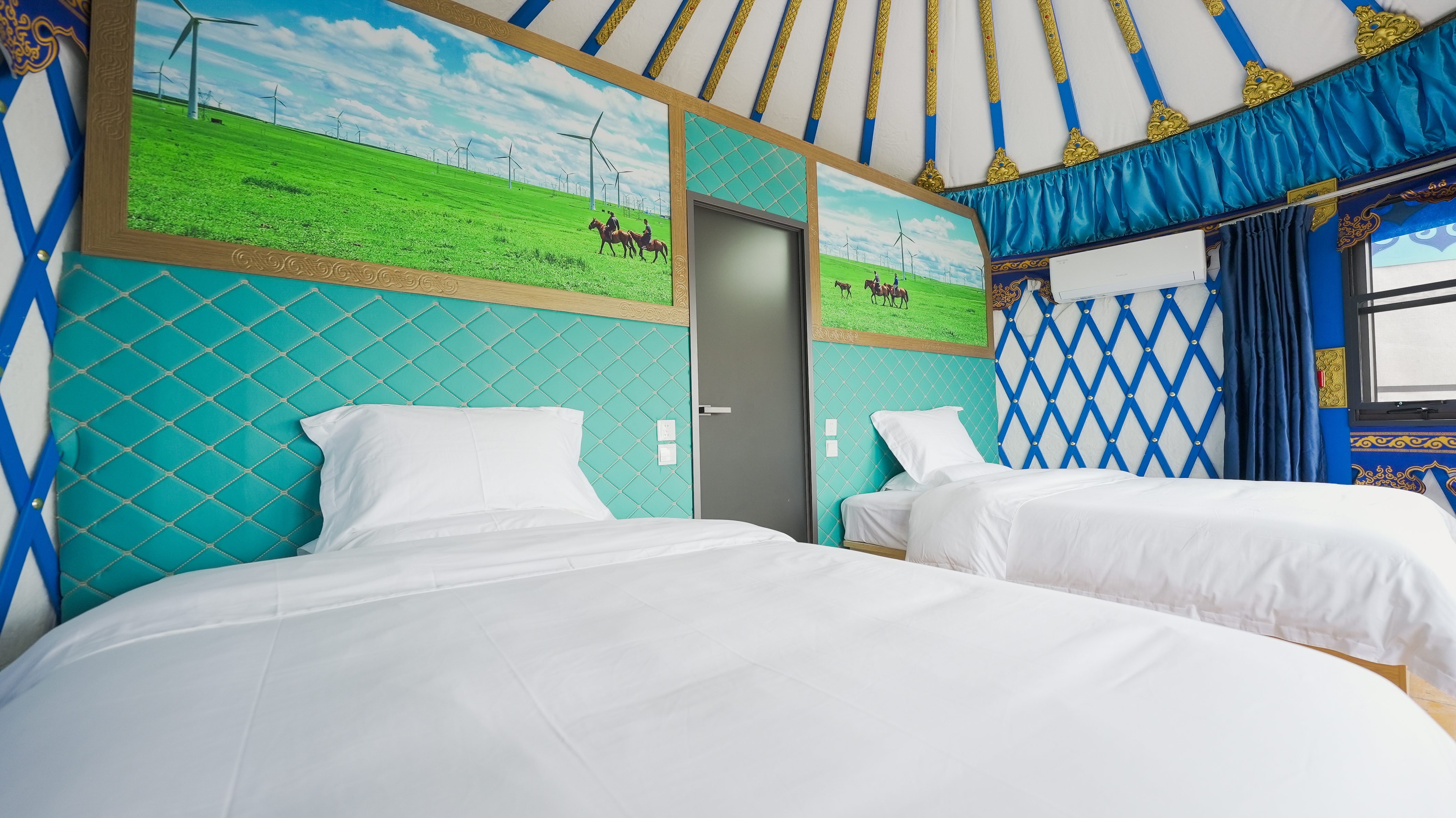 观景星空双床蒙古包