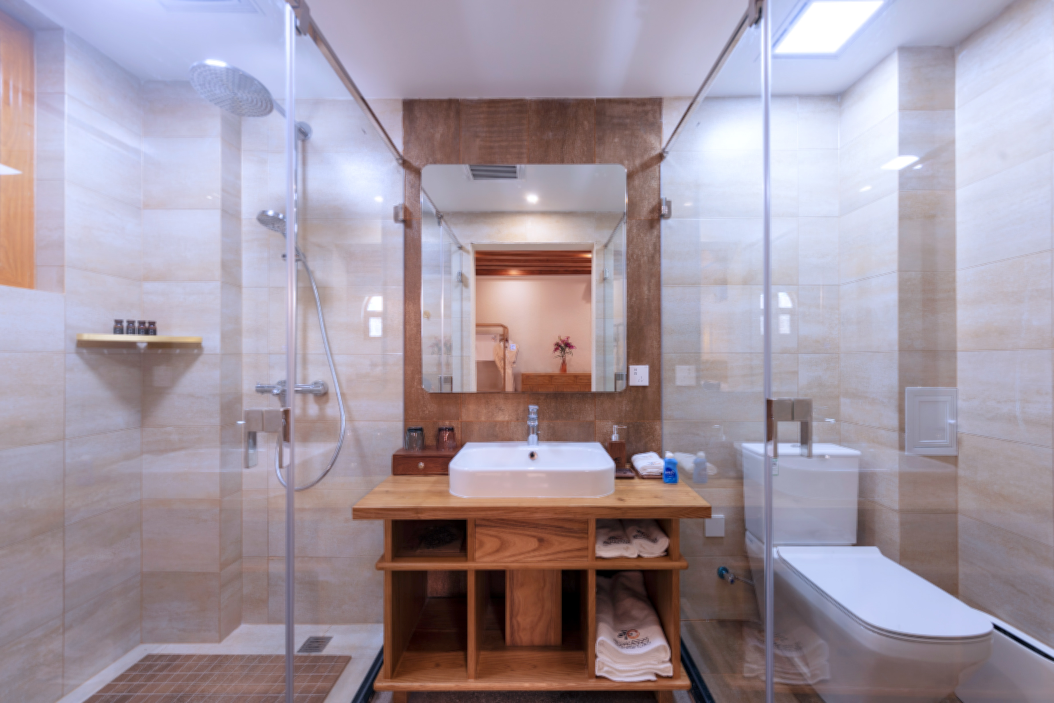 有堂·酣然入夢大床房「金可兒舒睡床墊·恆温花灑·原木楸木傢俱」