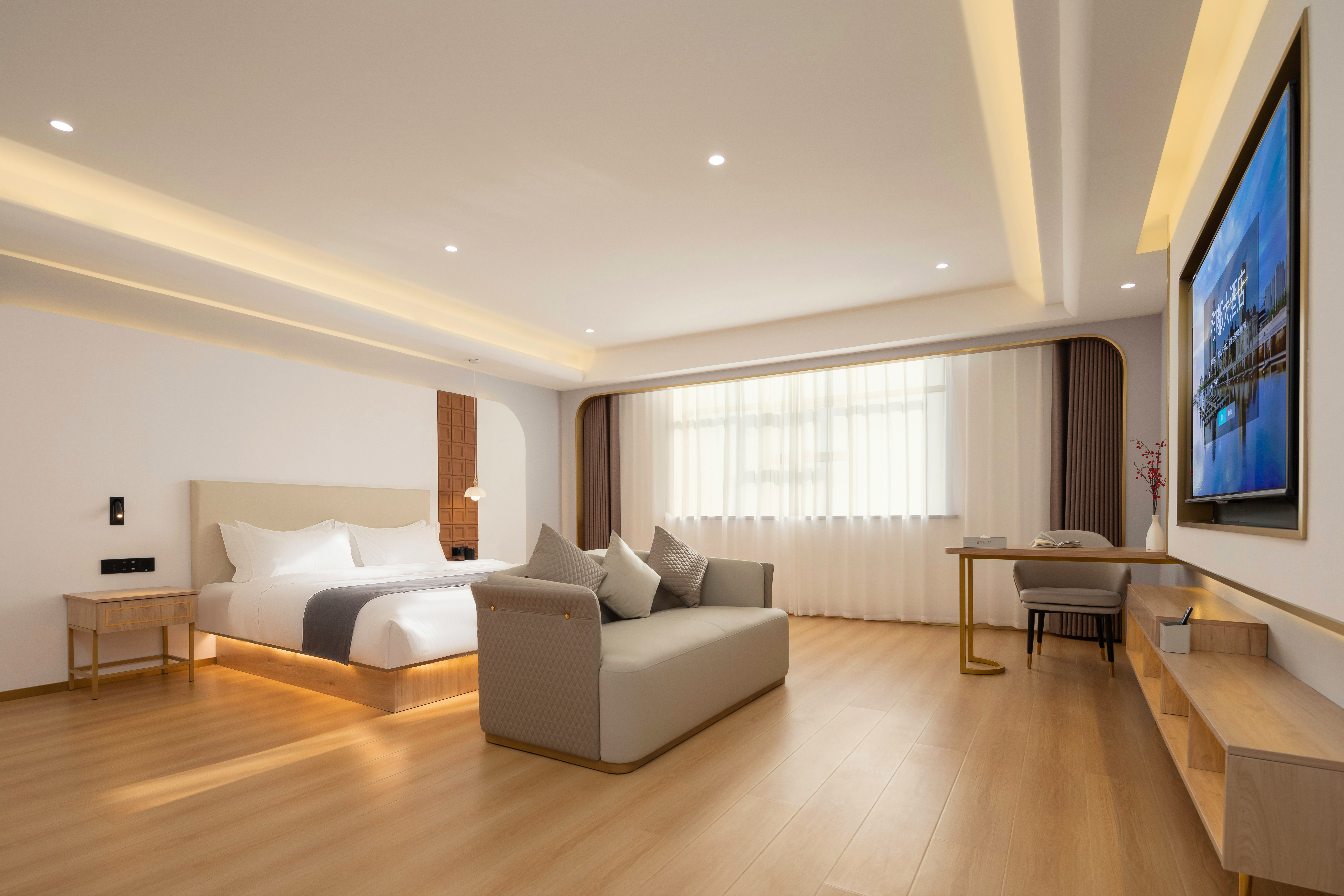 閑情雅緻.輕奢大床房[智能客控-智能馬桶-乾濕分離]