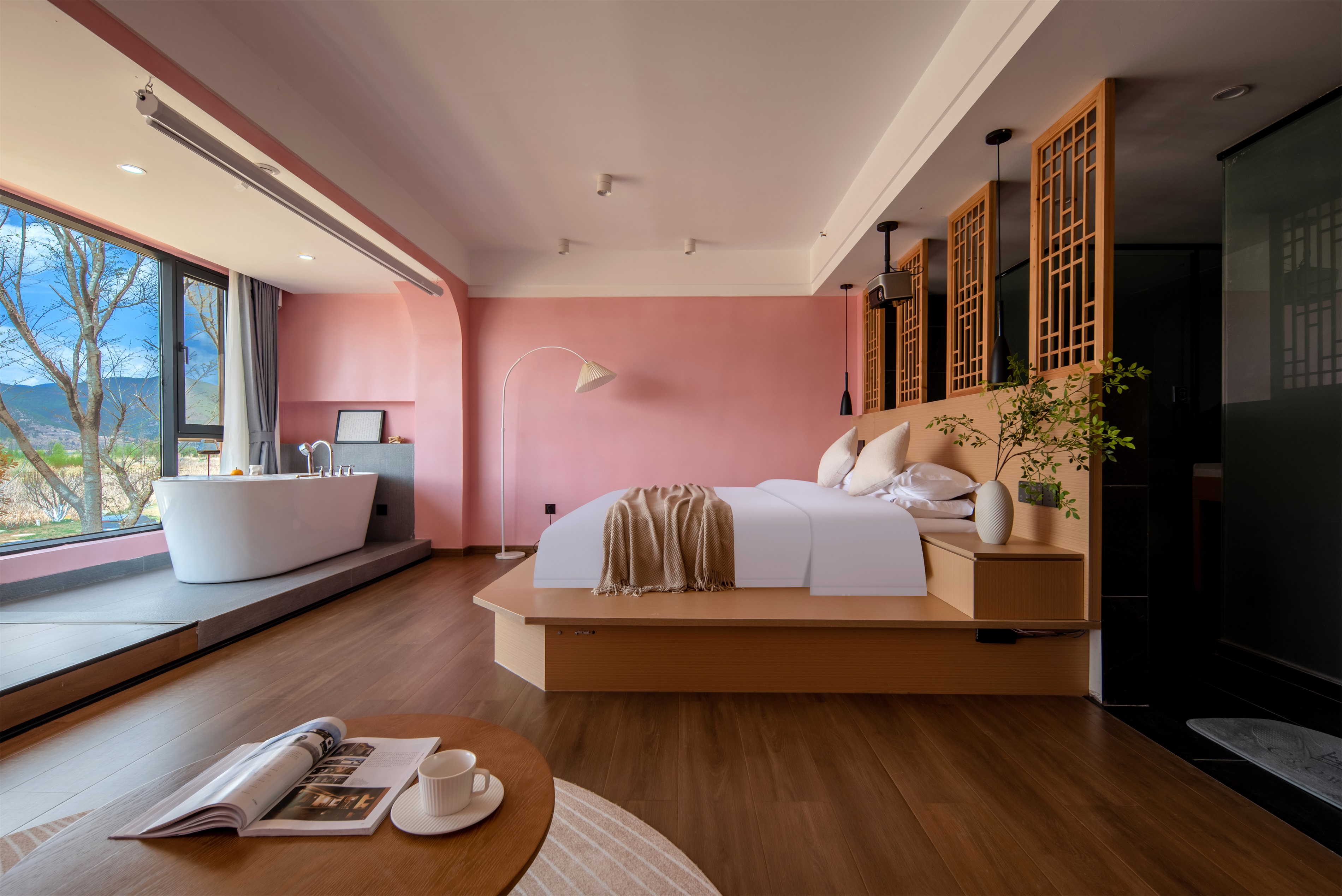 Du Feng Ji · Lake-View Tatami Double Bed Room