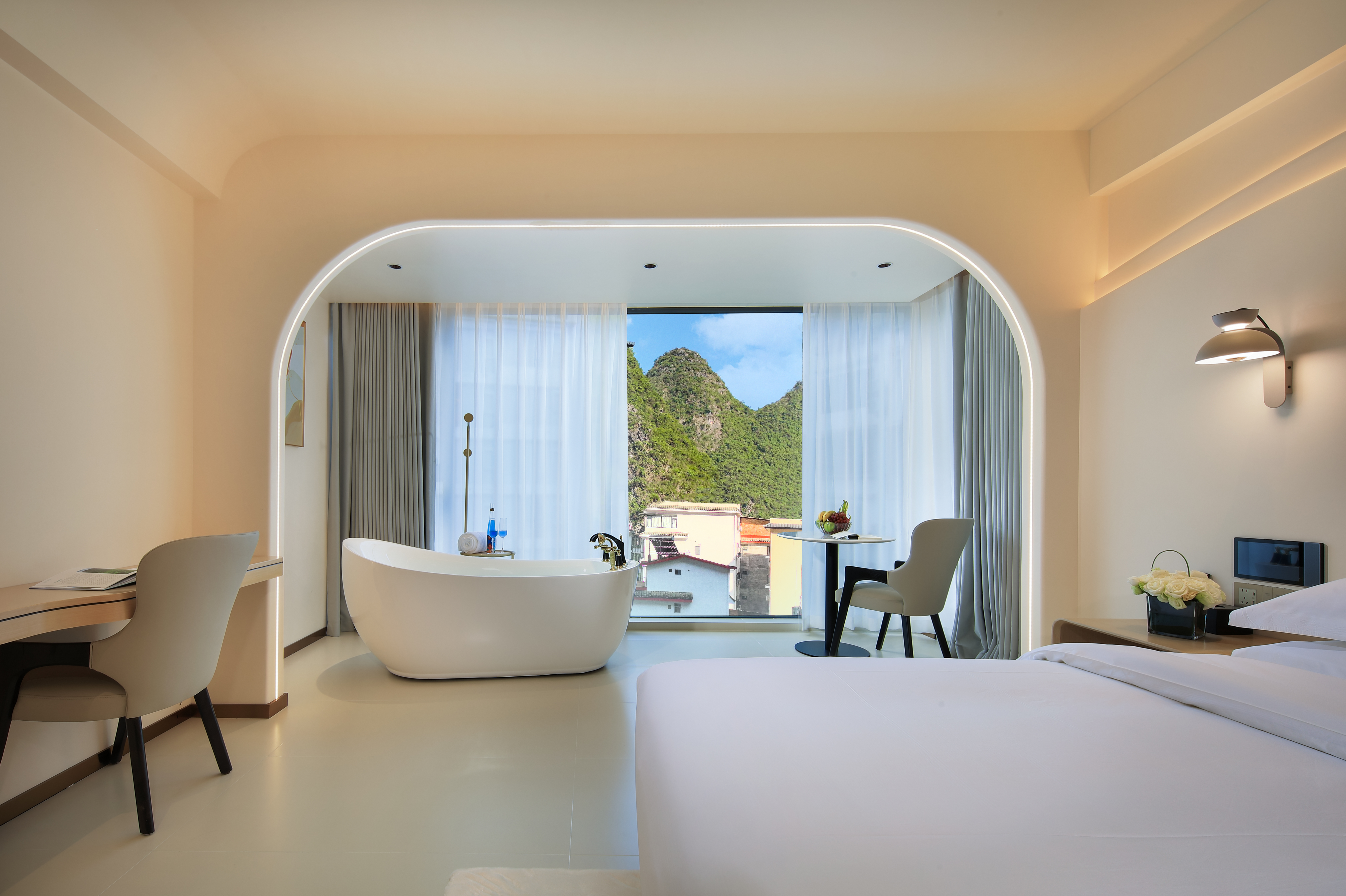 A栋·翎遥·雅居大床房丨小度语音智控丨舒适泡浴