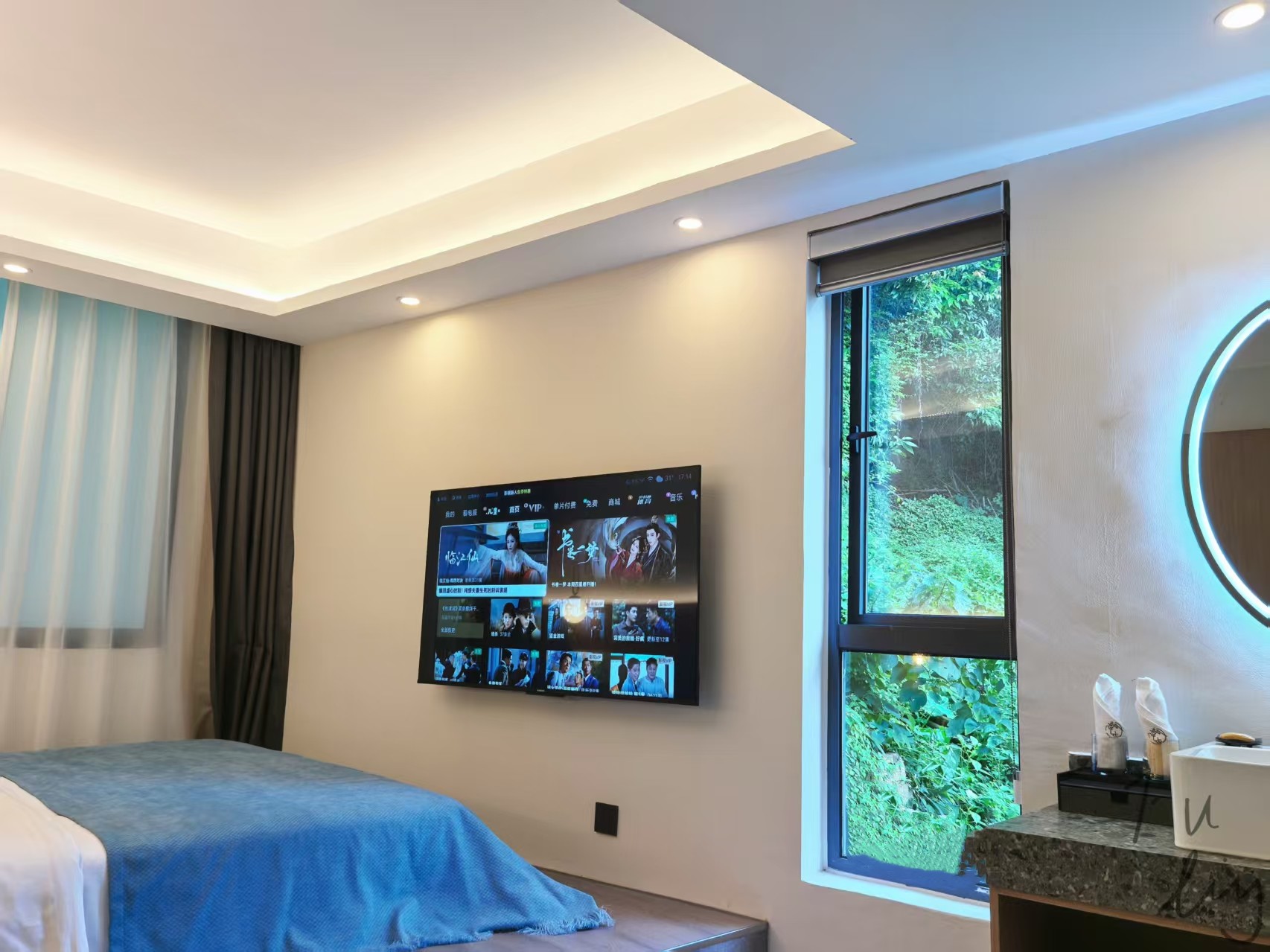 日式榻榻米大床房『怡人山景+新风系统+舒压榻榻米』