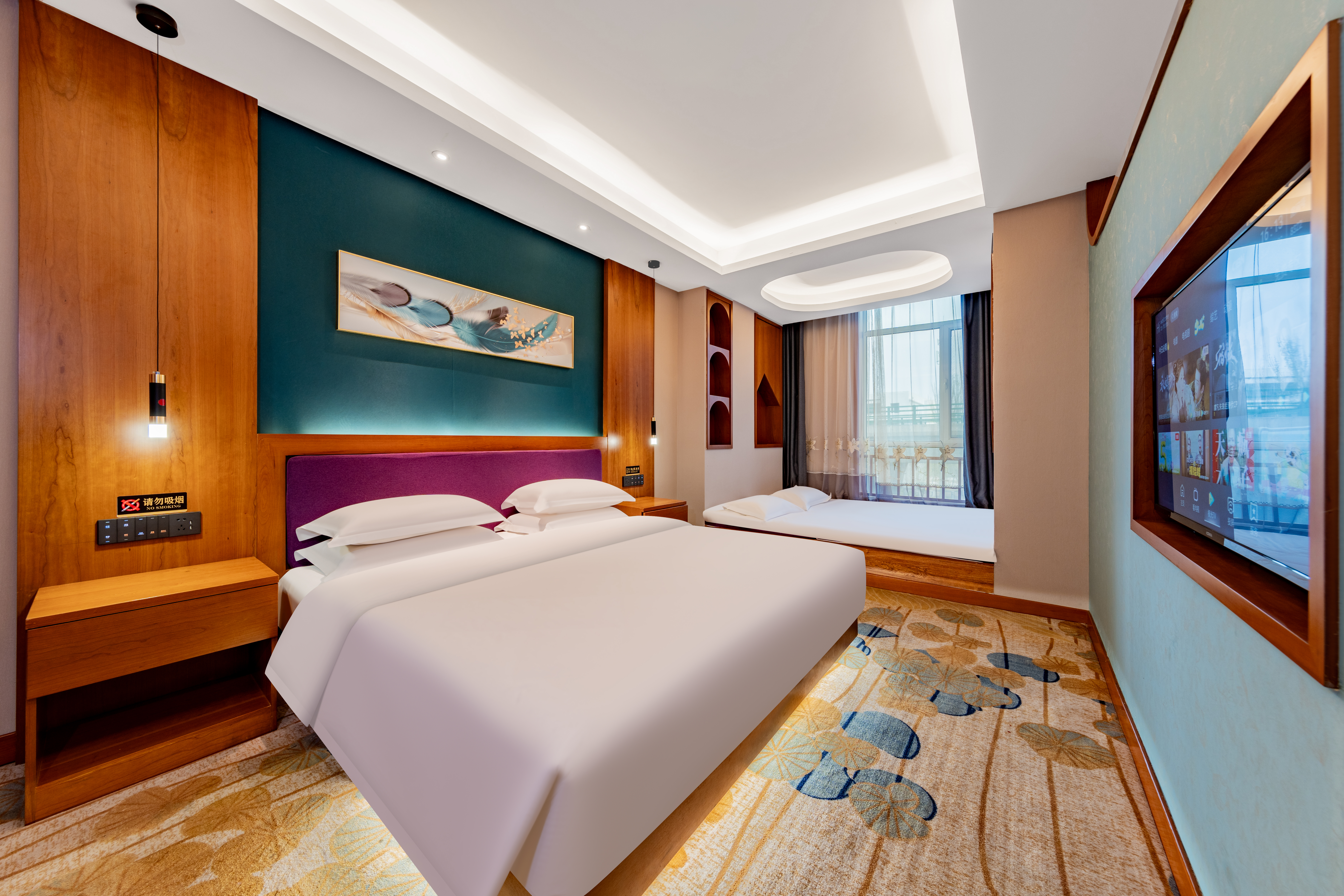 亲子家庭套房（乳胶床垫+影音智能+榻榻米床）