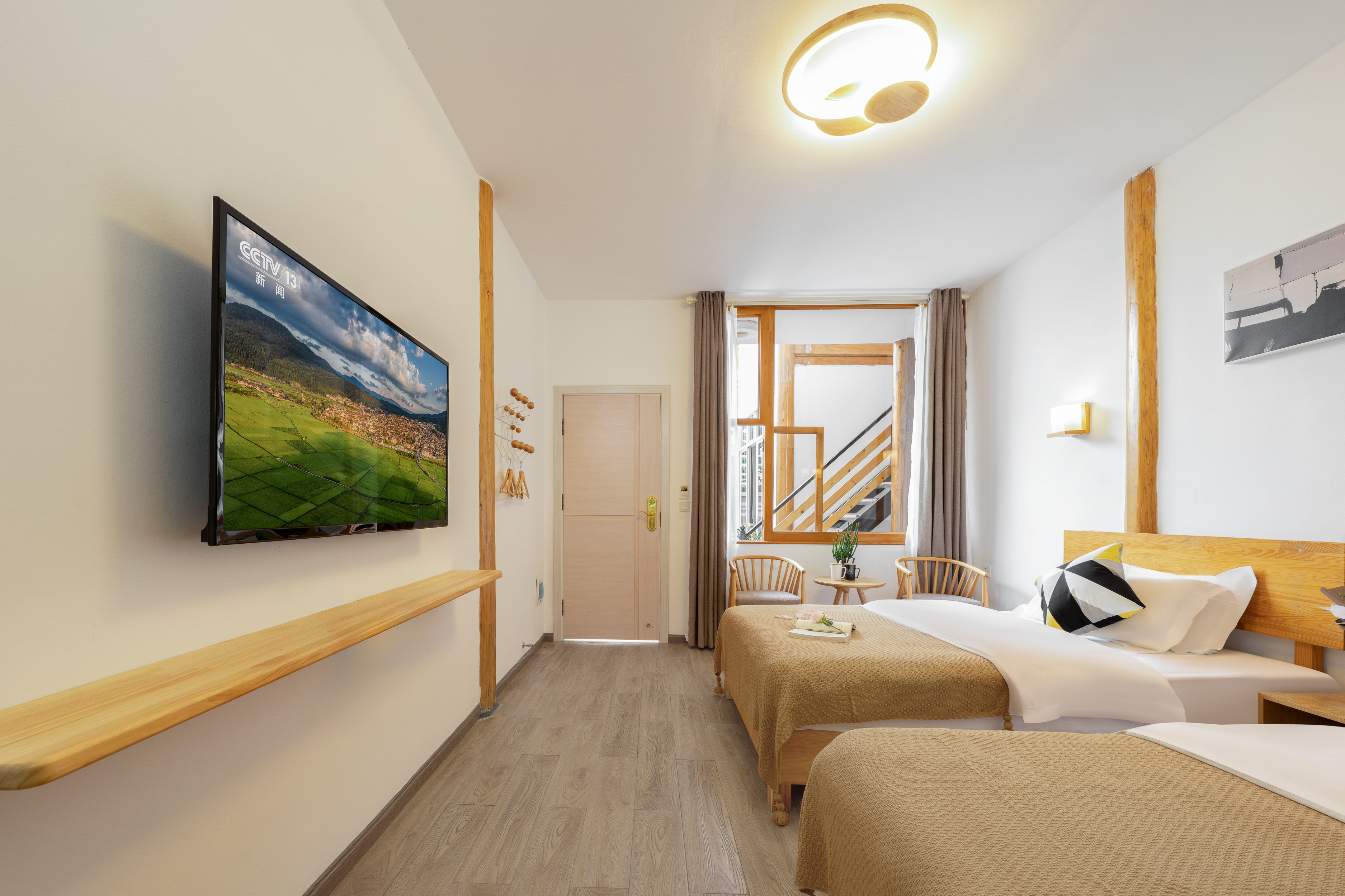 輕奢庭院雙床房