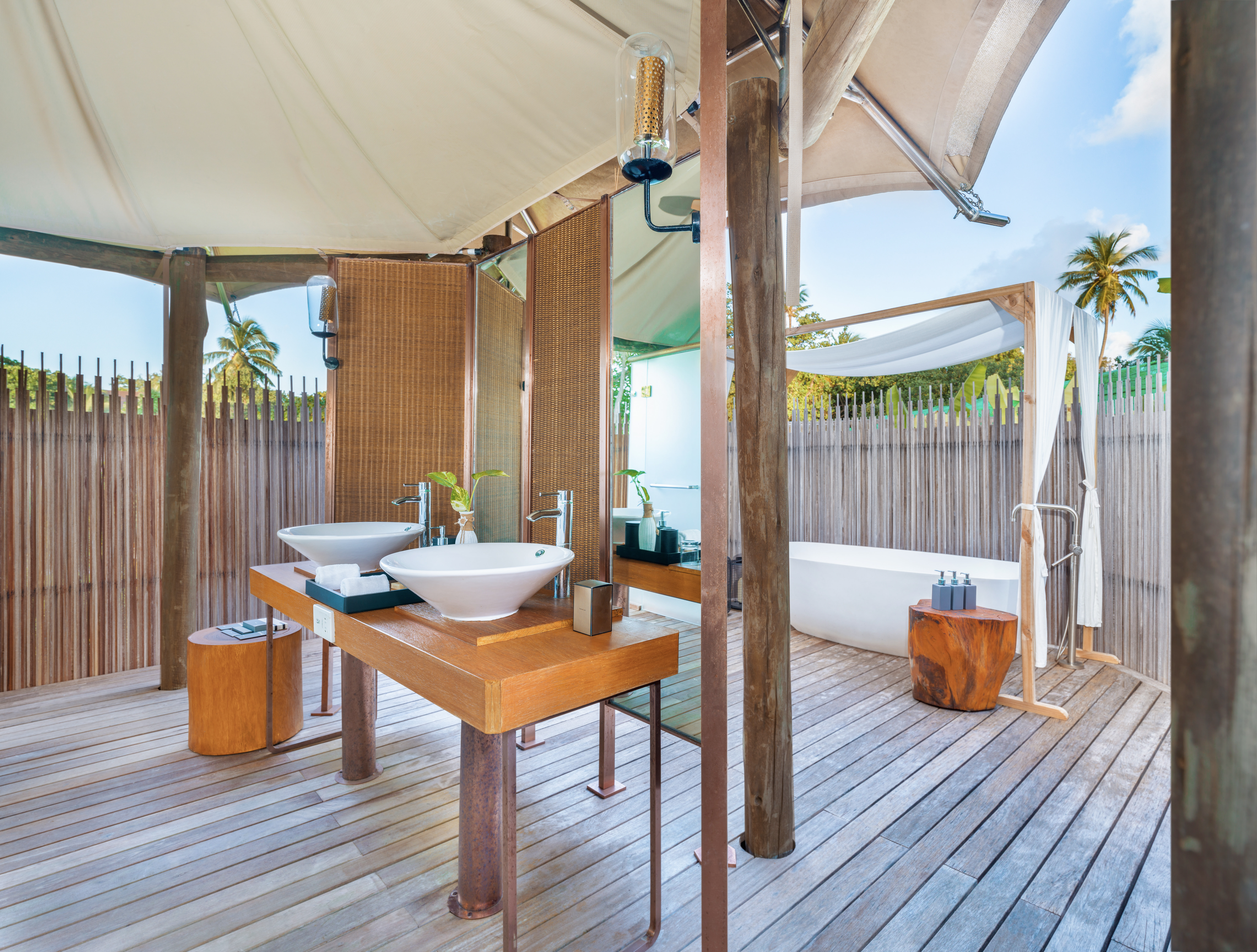 豪华丛林帐篷别墅 - 带泳池