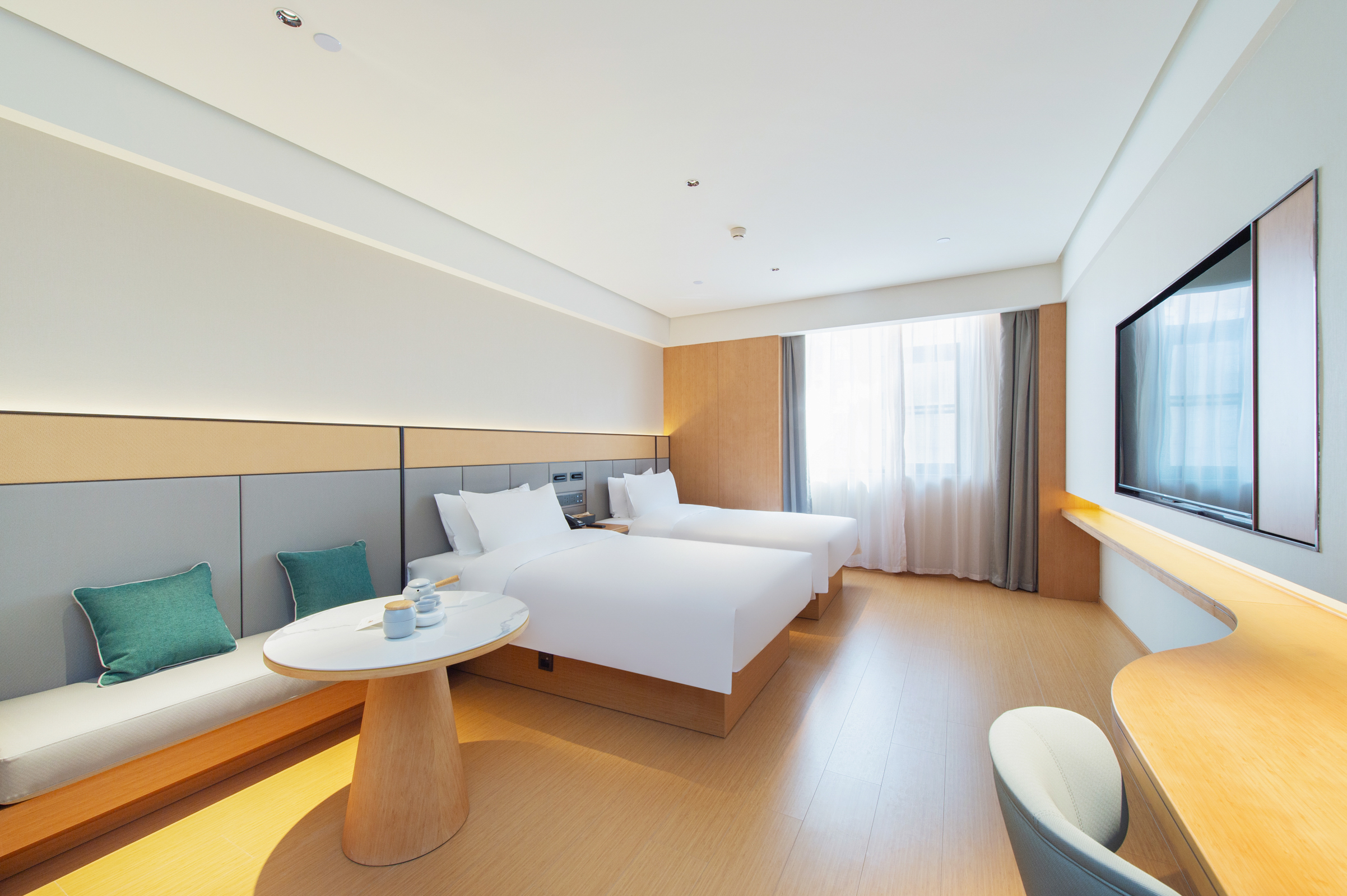 商务双床房【都市谧境·东方雅韵· 零压床品】