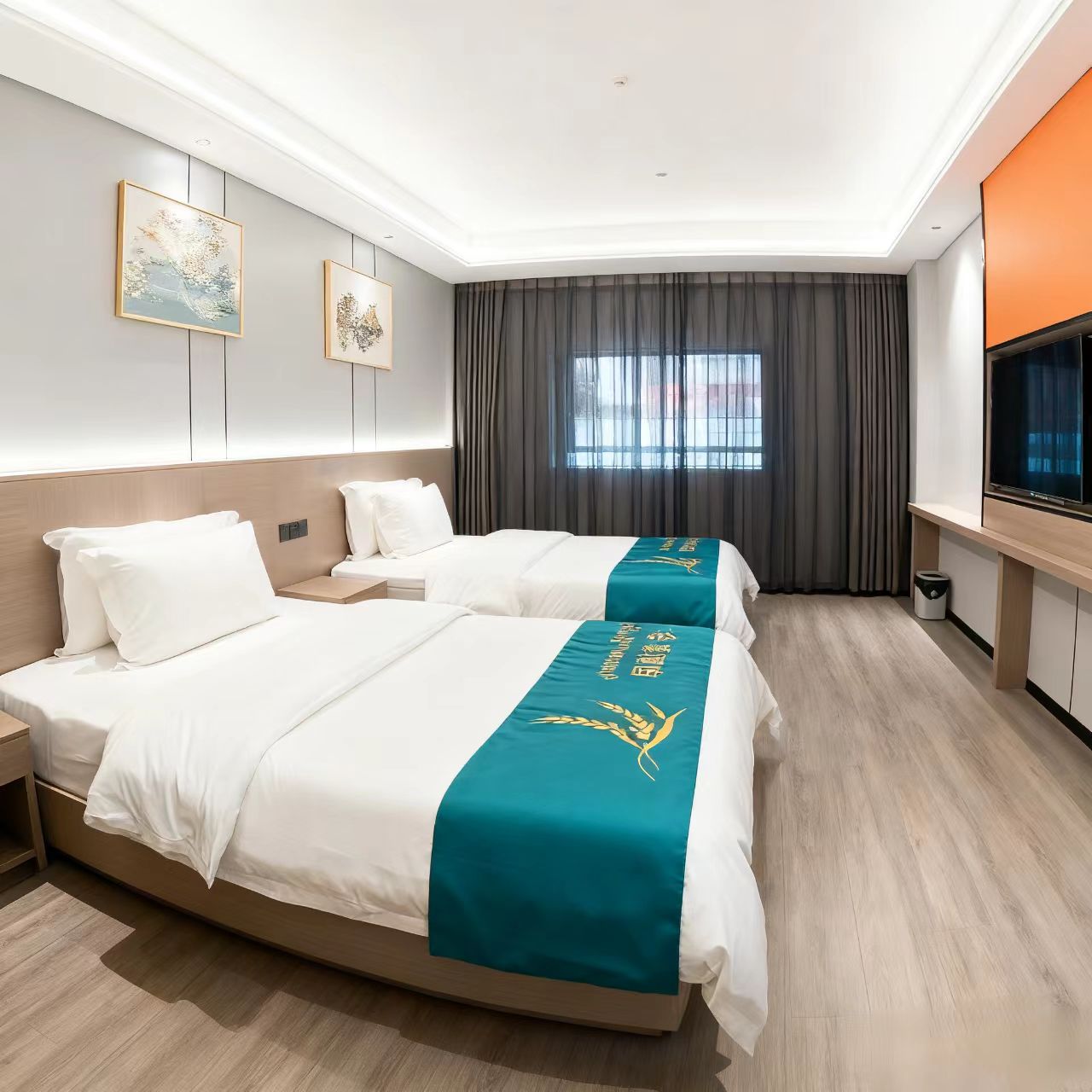 极境.观山 街景 全景 双床房