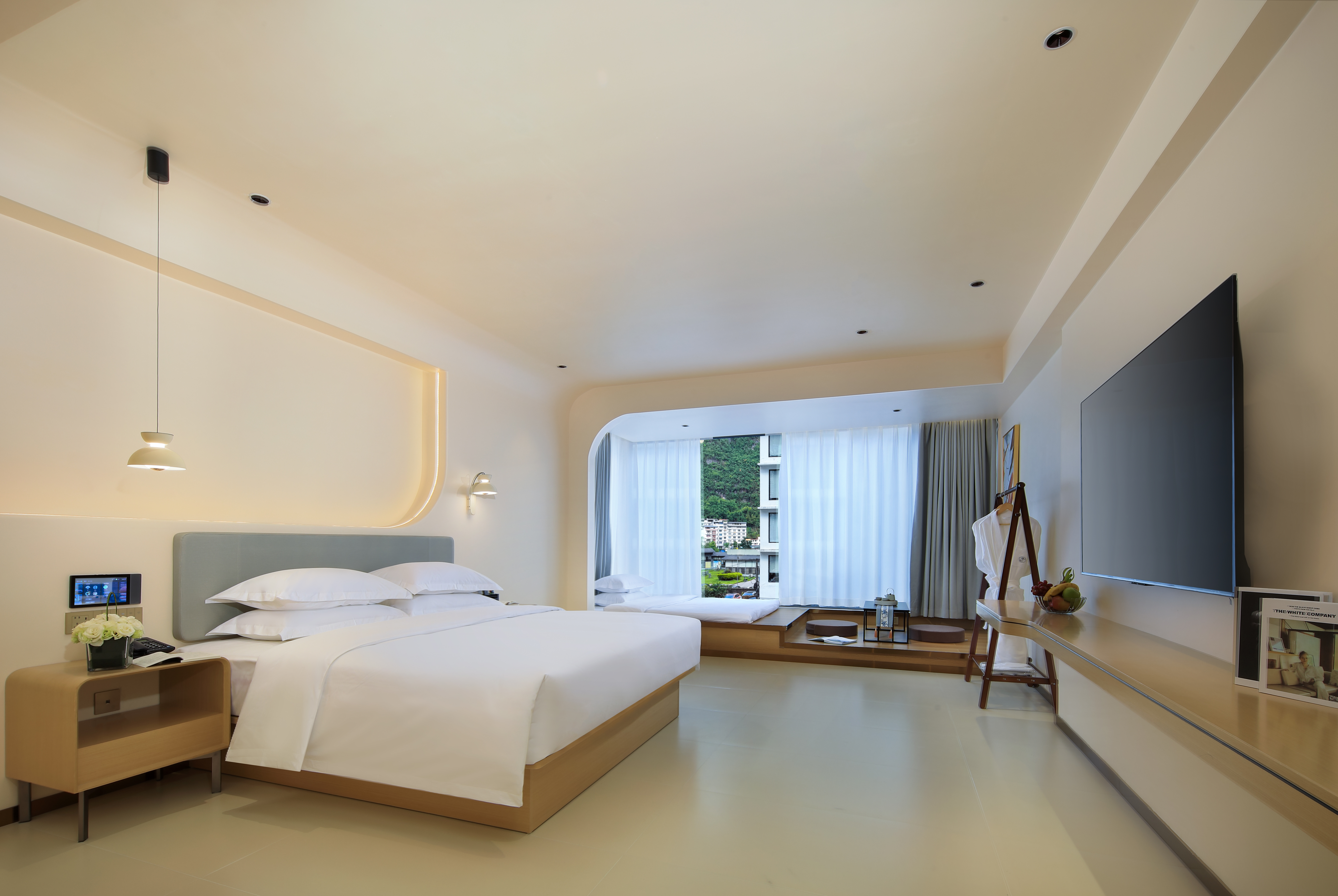 A栋·时悦·亲子榻韵双宿丨小度语音智控丨落地窗山景