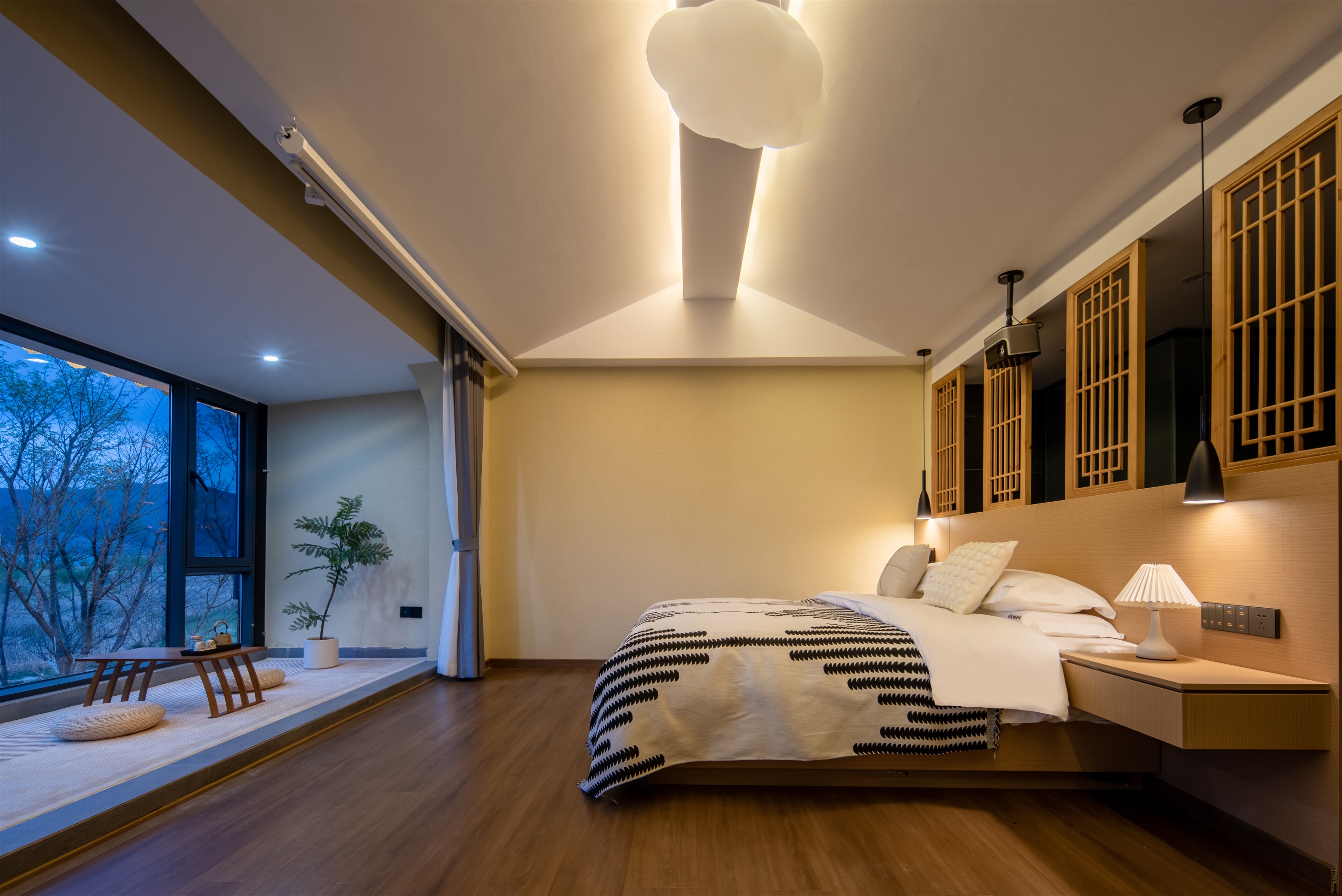 Du Xing An · Lake-View Goddess Mountain Double Bed Room