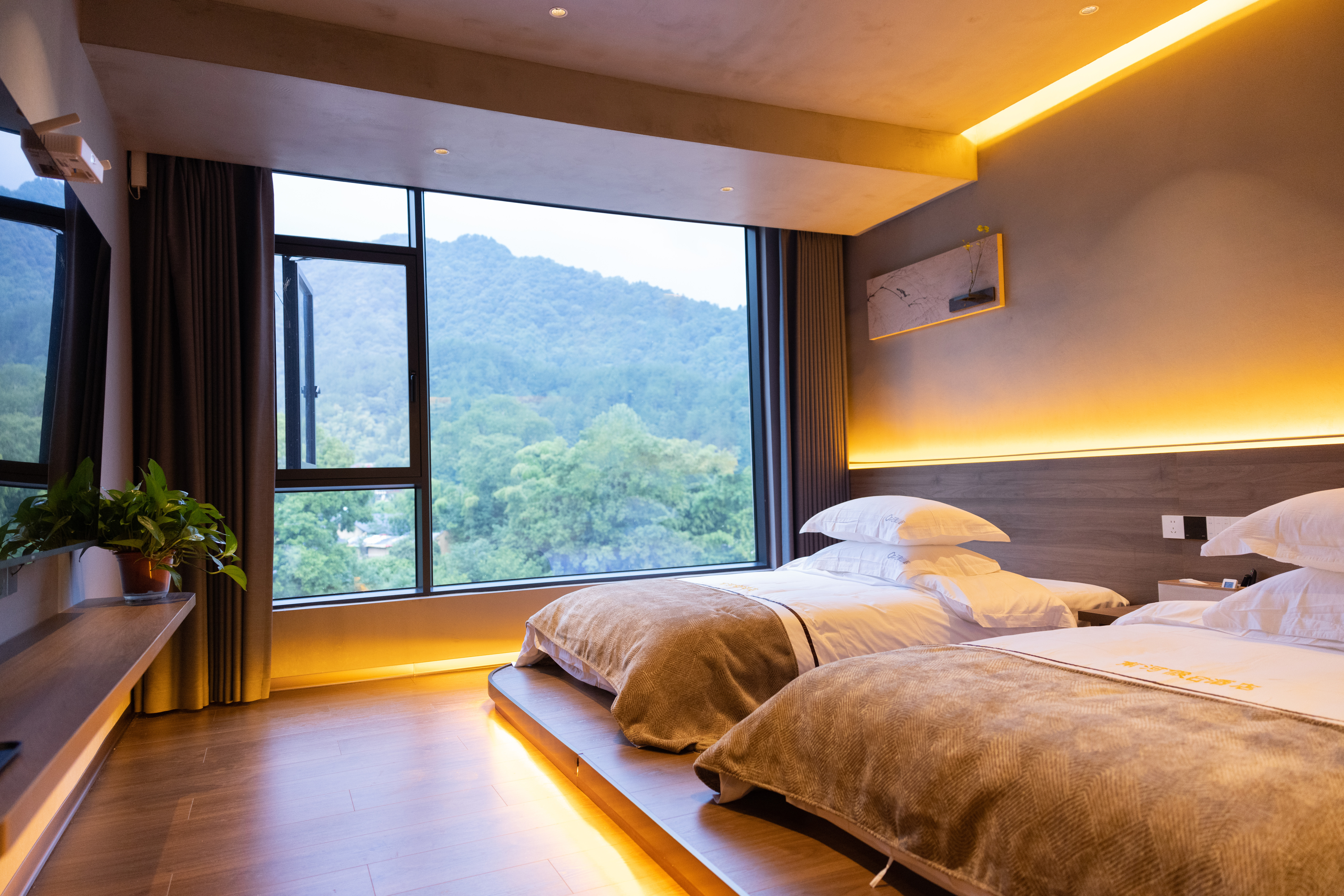 云隐-木眠榻榻米观景双床房（全屋智能）