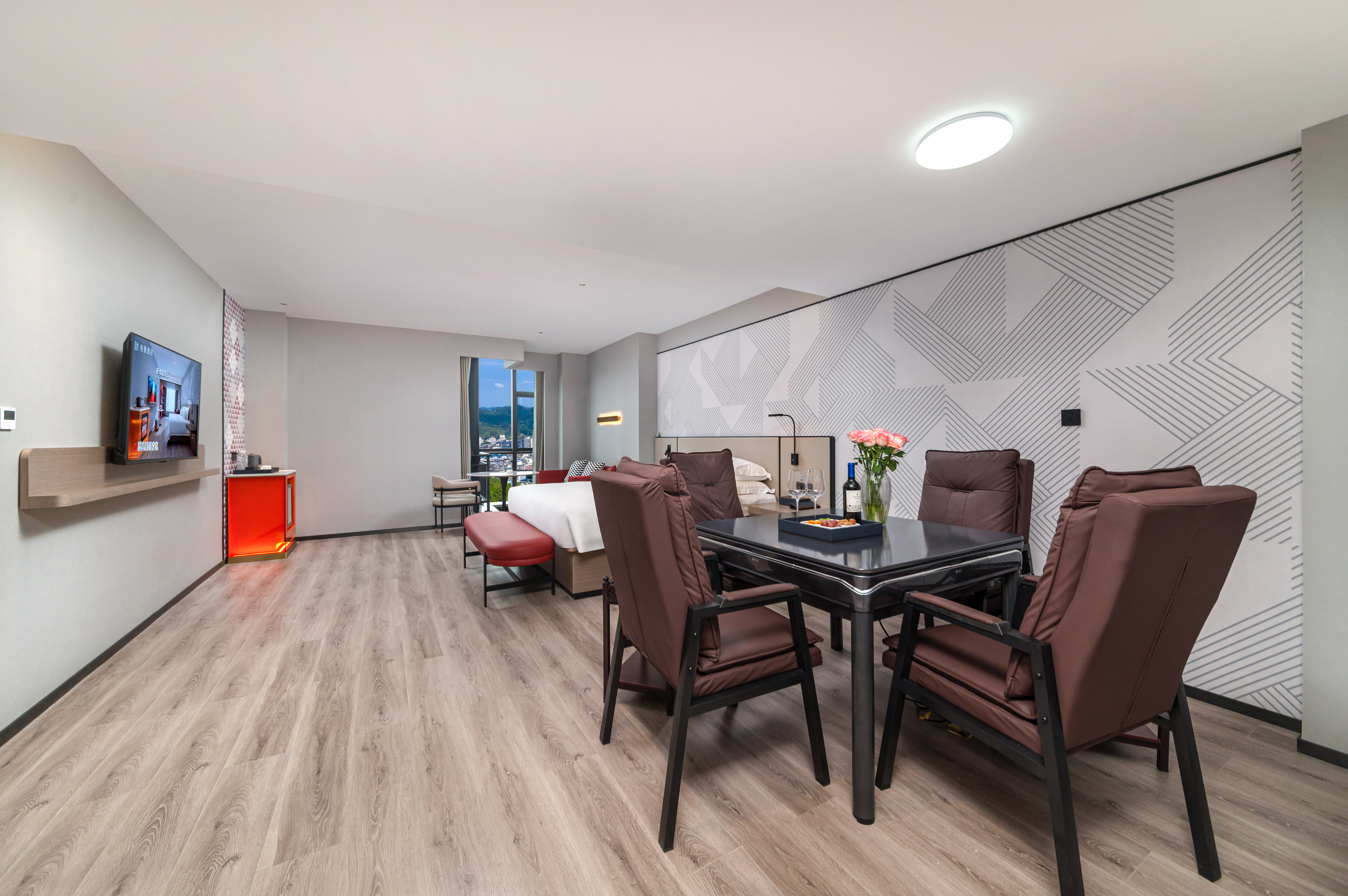 豪华城景大床房